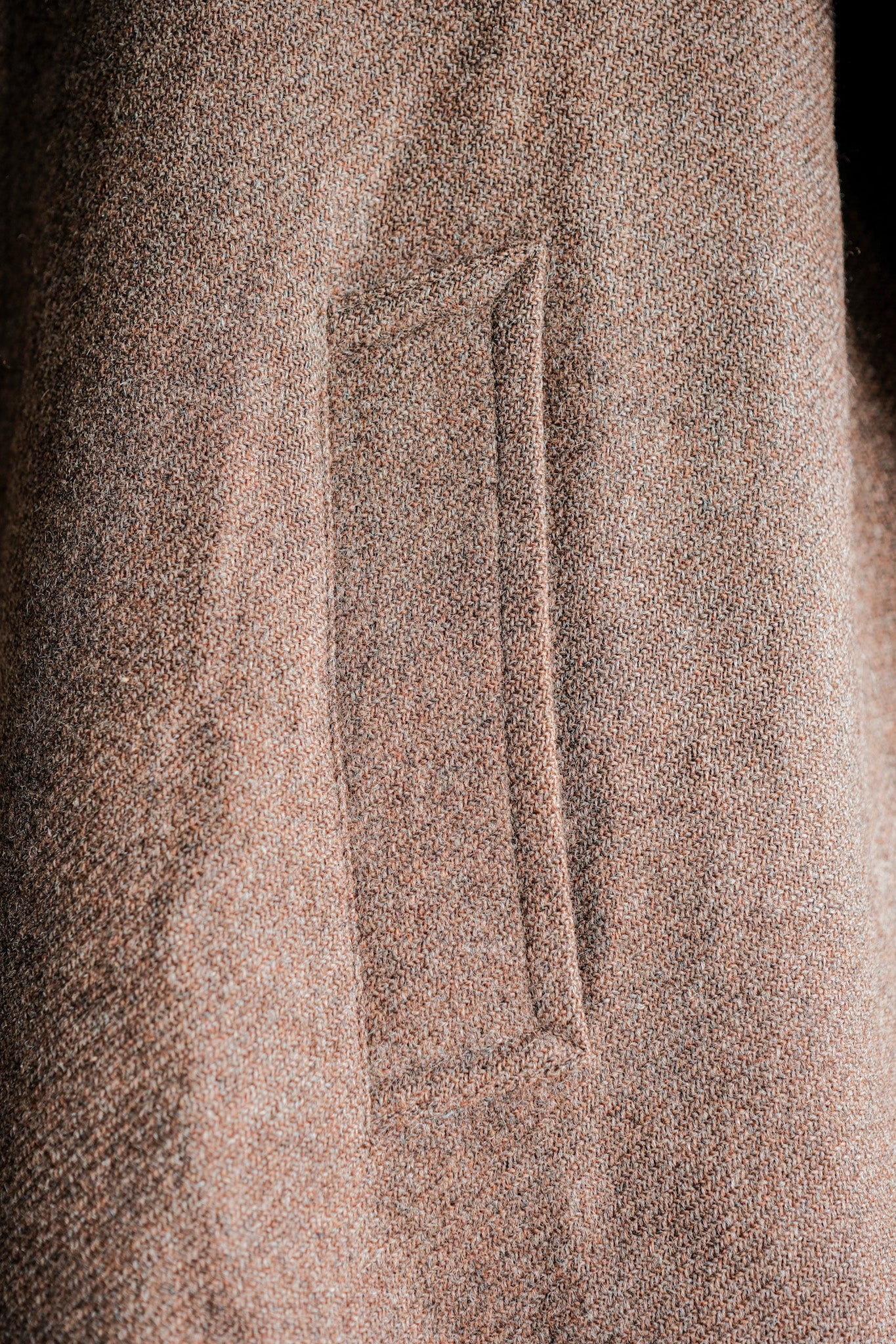 ［~90's］OLD ENGLAND PARIS Single Raglan Wool Balmacaan Coat
