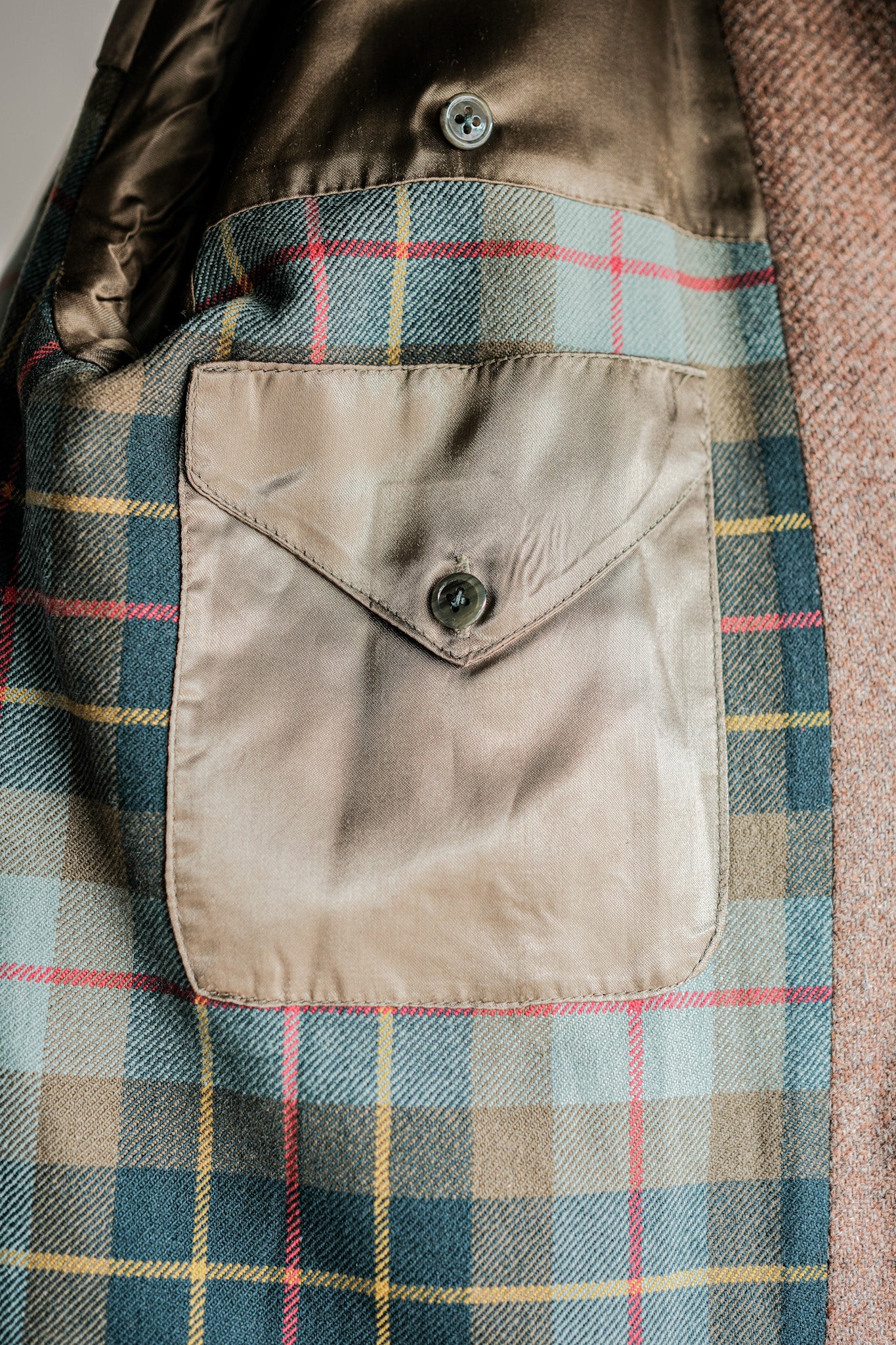 ［~90's］OLD ENGLAND PARIS Single Raglan Wool Balmacaan Coat