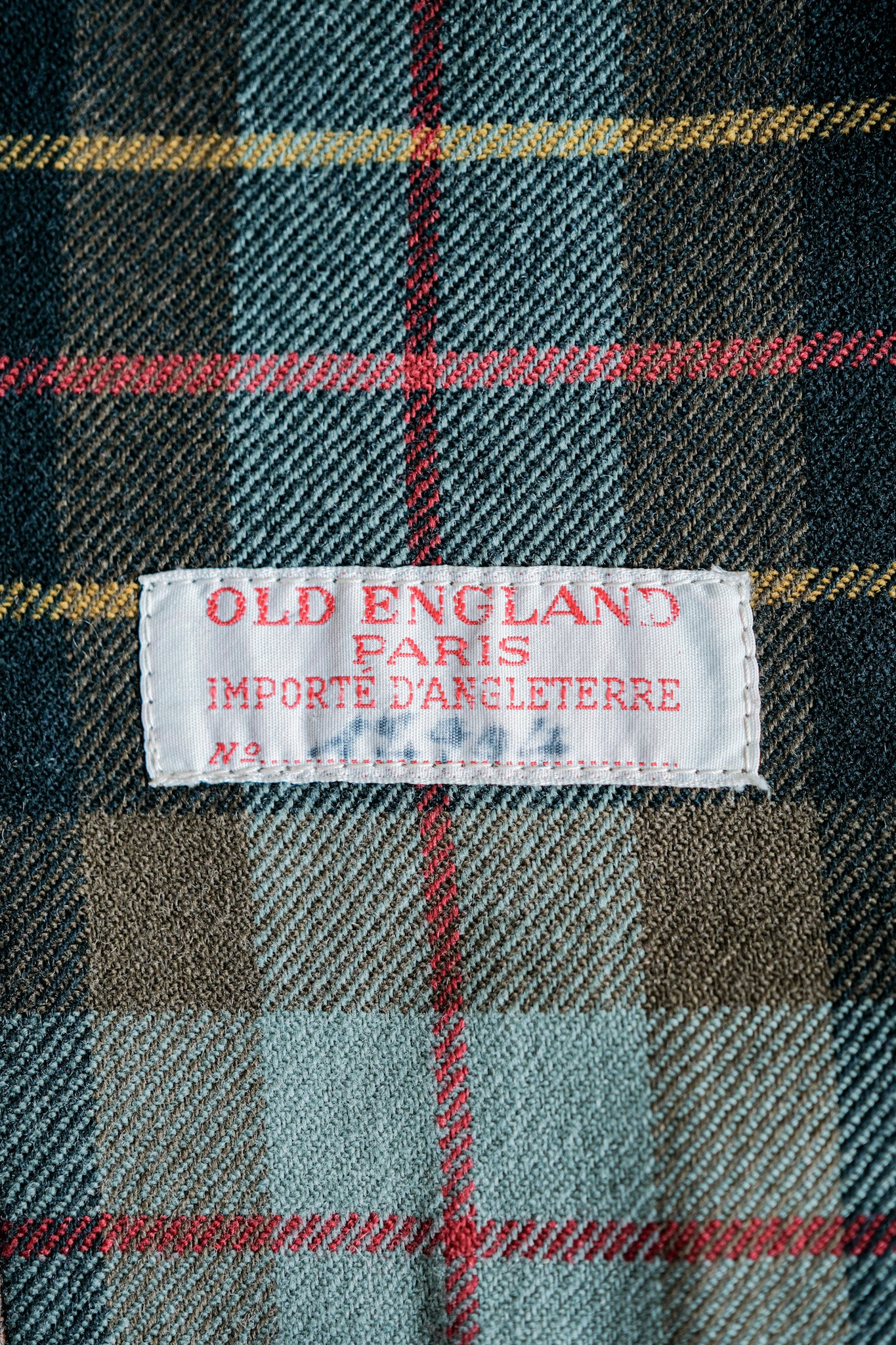 ［~90's］OLD ENGLAND PARIS Single Raglan Wool Balmacaan Coat