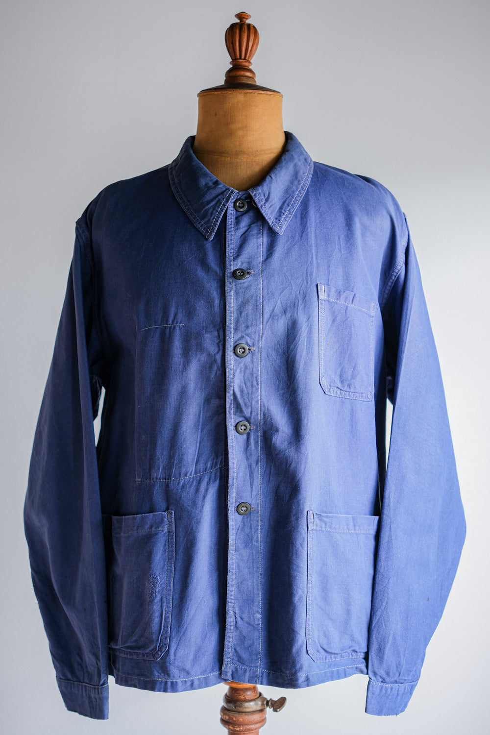 【~50's】French Vintage Blue Metis Work Jacket