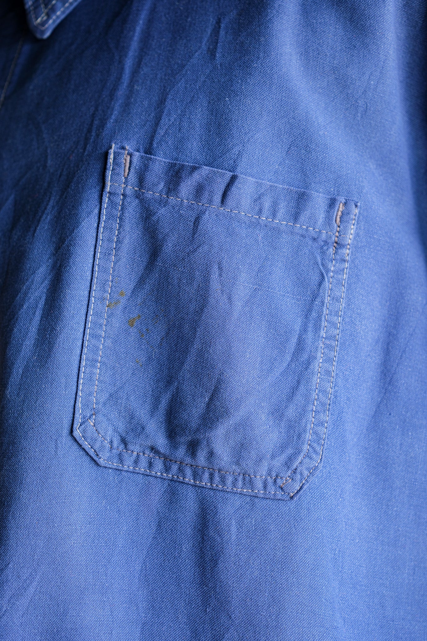 【~50's】French Vintage Blue Metis Work Jacket