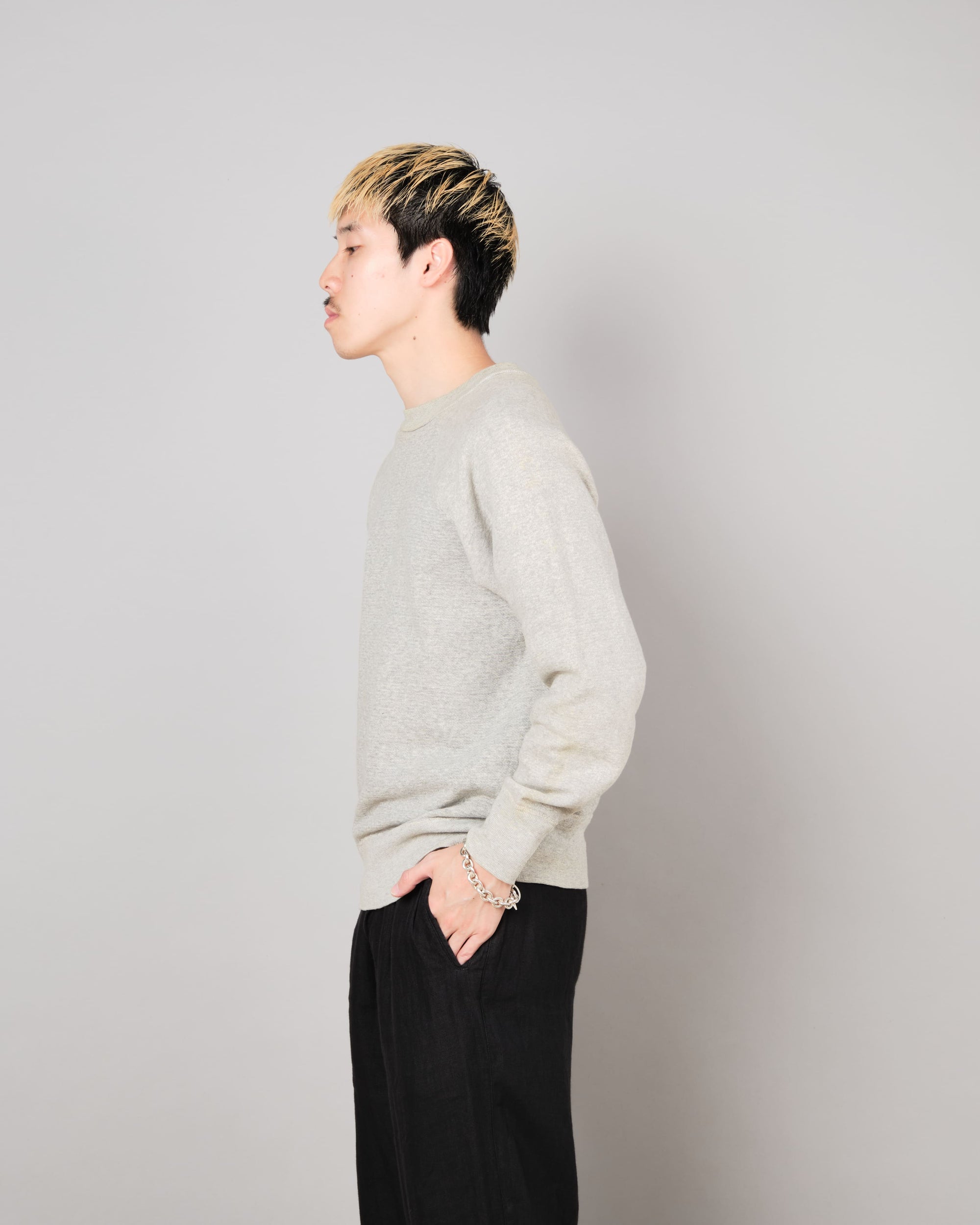 【~60's】American Vintage Raglan Sleeve Cotton Sweatshirt Size.L "HANES BREEZE SHIELD"