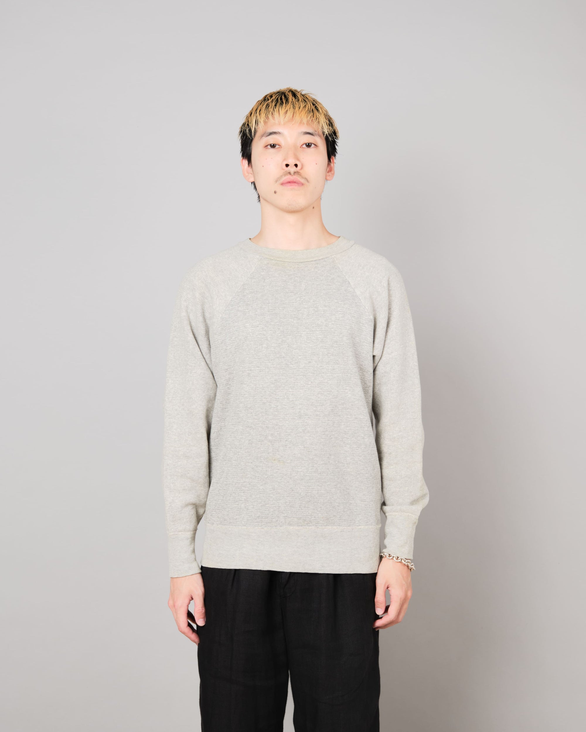 【~60's】American Vintage Raglan Sleeve Cotton Sweatshirt Size.L "HANES BREEZE SHIELD"