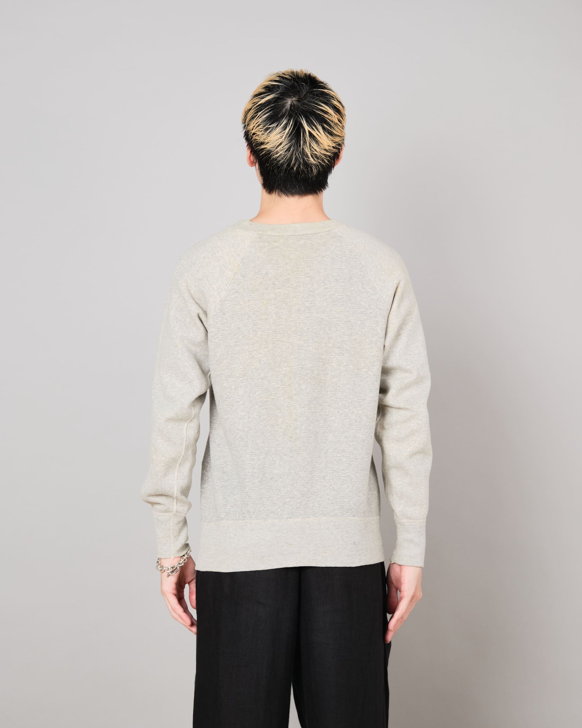 【~60's】American Vintage Raglan Sleeve Cotton Sweatshirt Size.L "HANES BREEZE SHIELD"