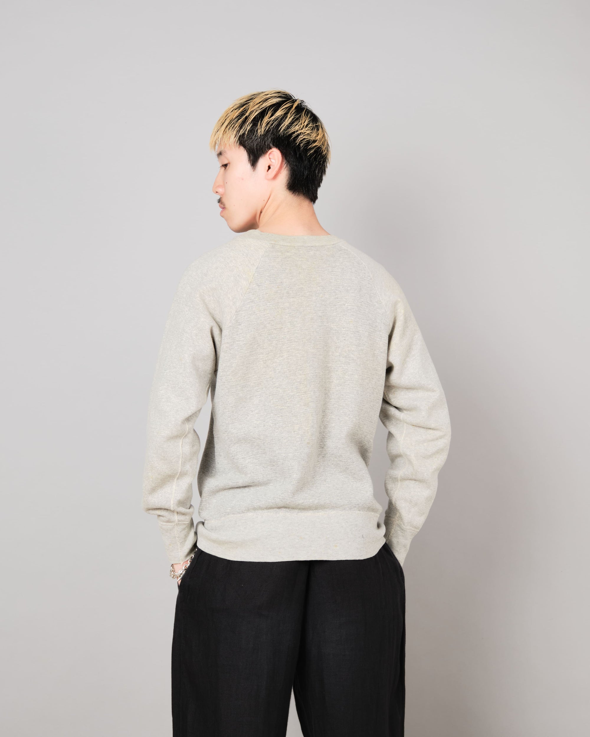 【~60's】American Vintage Raglan Sleeve Cotton Sweatshirt Size.L "HANES BREEZE SHIELD"