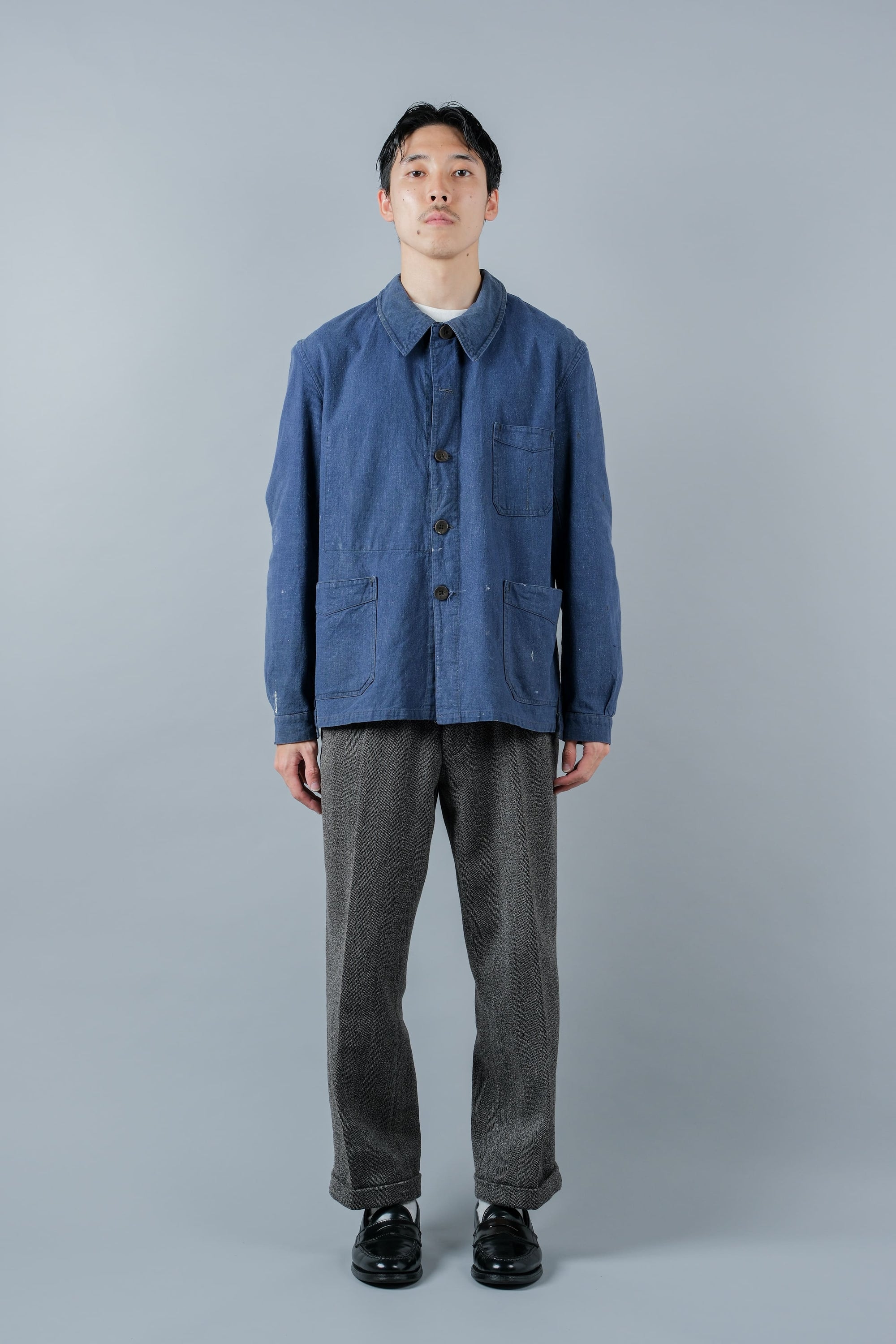 ［~40's］French Vintage Indigo Metis Work Jacket