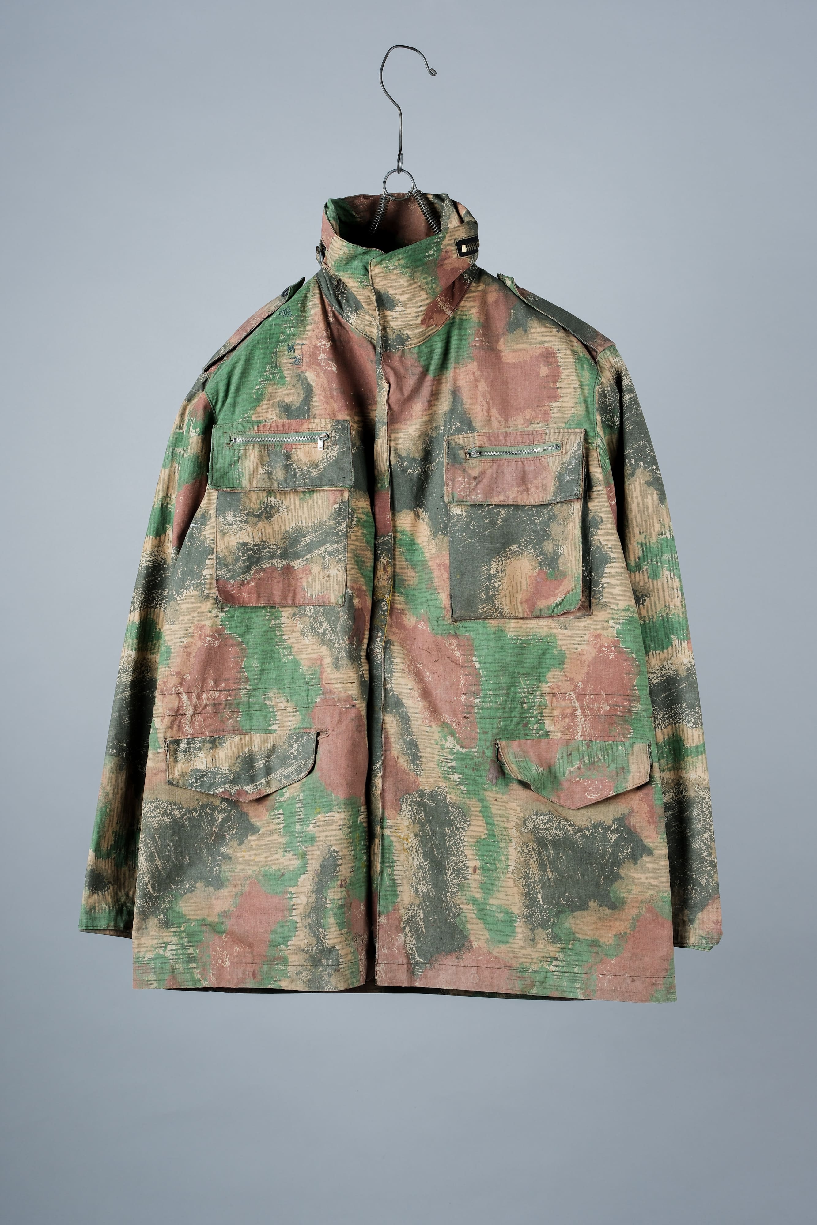 [~ 60's] Czechoslovakian Army Sumpfmster Pattern Camouflage Field Jacket "Localmade"