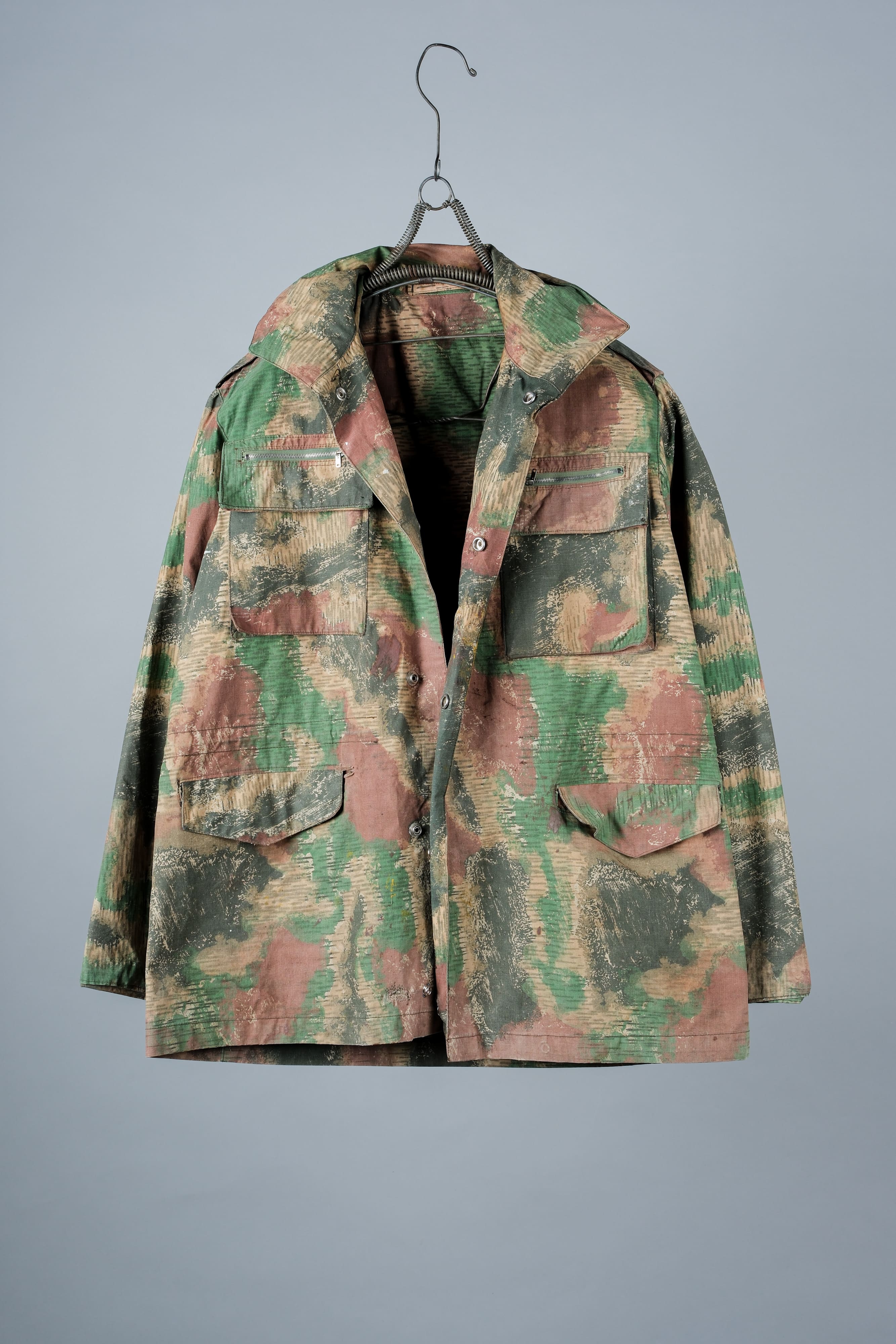 [~ 60's] Czechoslovakian Army Sumpfmster Pattern Camouflage Field Jacket "Localmade"