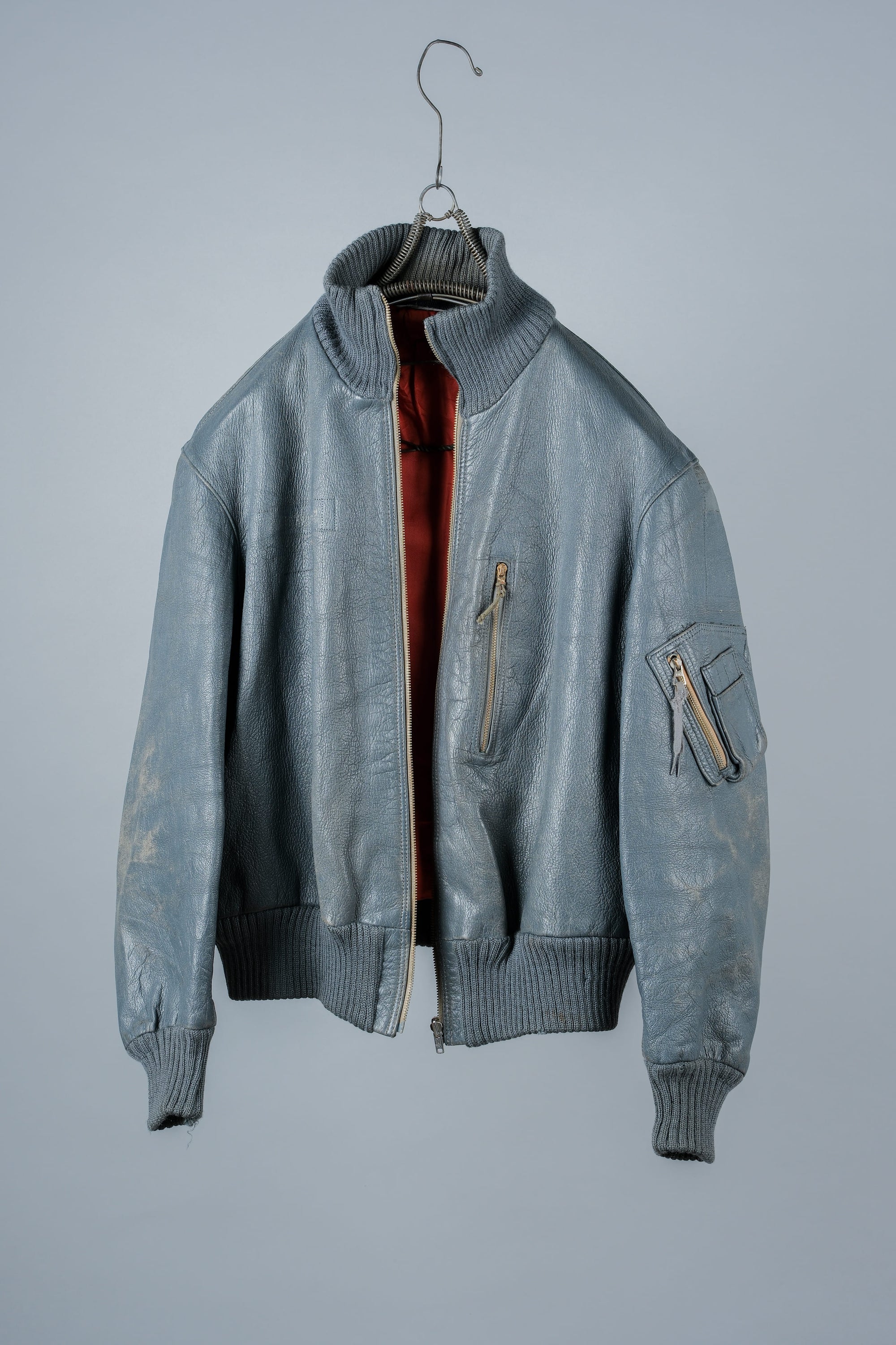 【~70’s】West German Air Force Pilot Leather Jacket