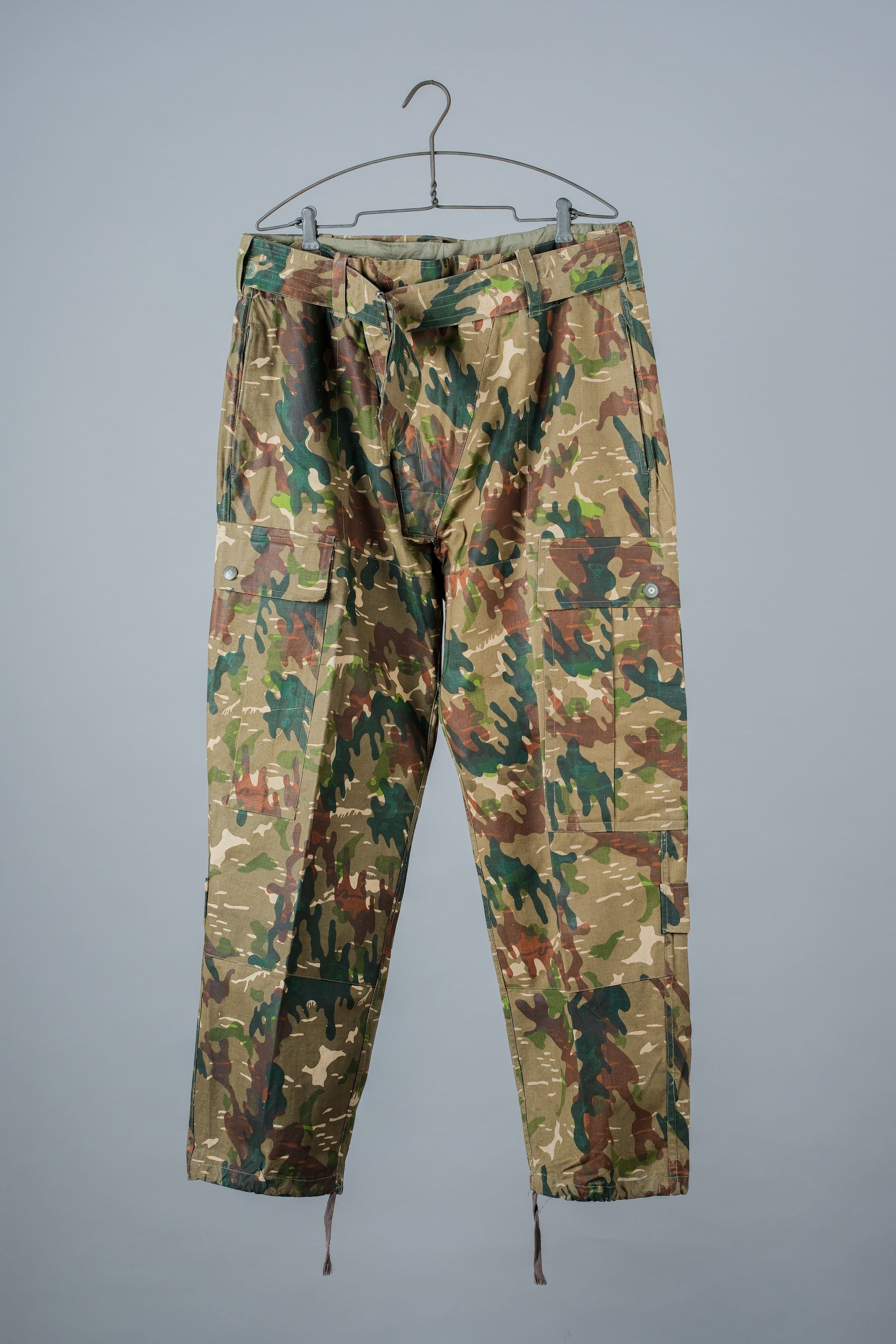 ［~60's］Spanish Army Brown Amoeba Camouflage Paratrooper Trousers Size.2