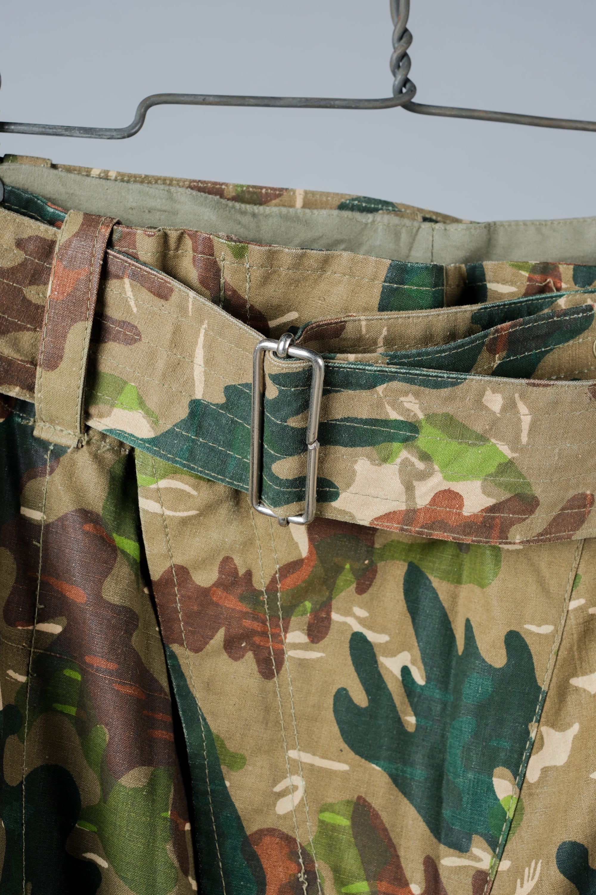 ［~60's］Spanish Army Brown Amoeba Camouflage Paratrooper Trousers Size.2