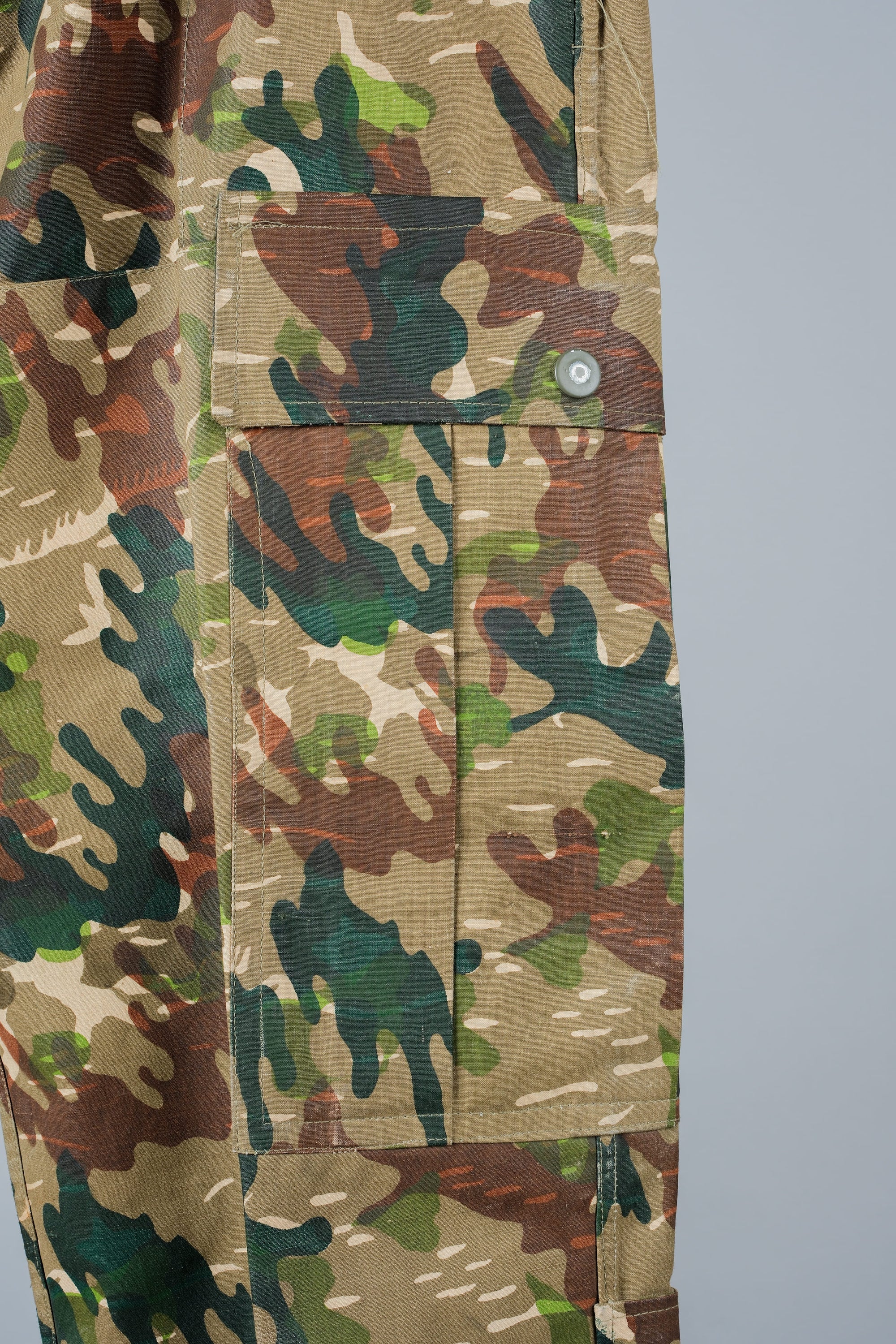 ［~60's］Spanish Army Brown Amoeba Camouflage Paratrooper Trousers Size.2