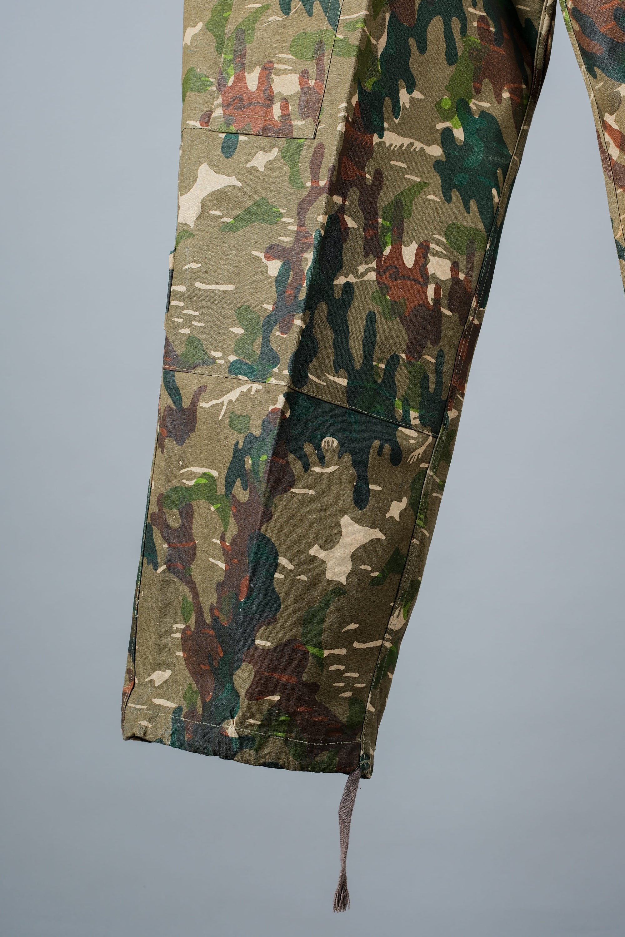 ［~60's］Spanish Army Brown Amoeba Camouflage Paratrooper Trousers Size.2