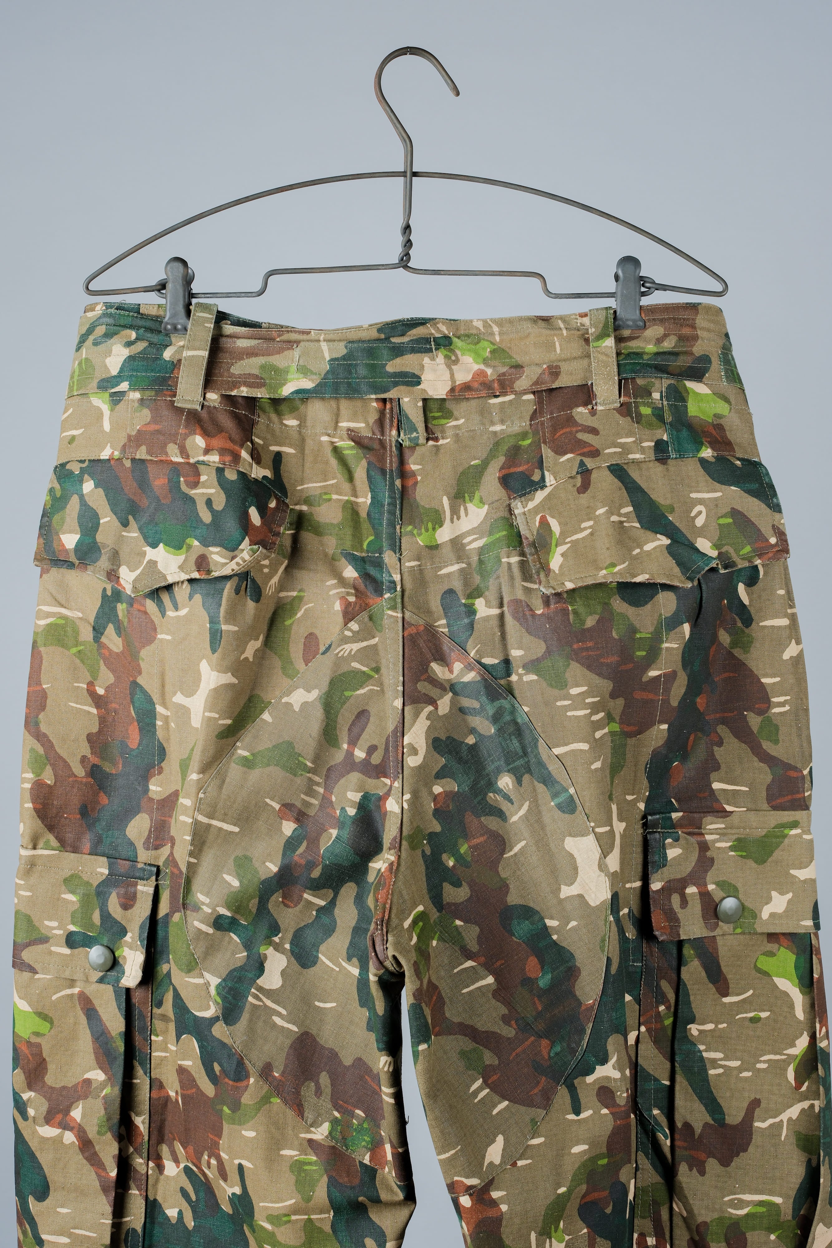 [~ 60's] Armée espagnole AMOEBA MOEBA Camouflage Paratrooper Taille des pantalons.2