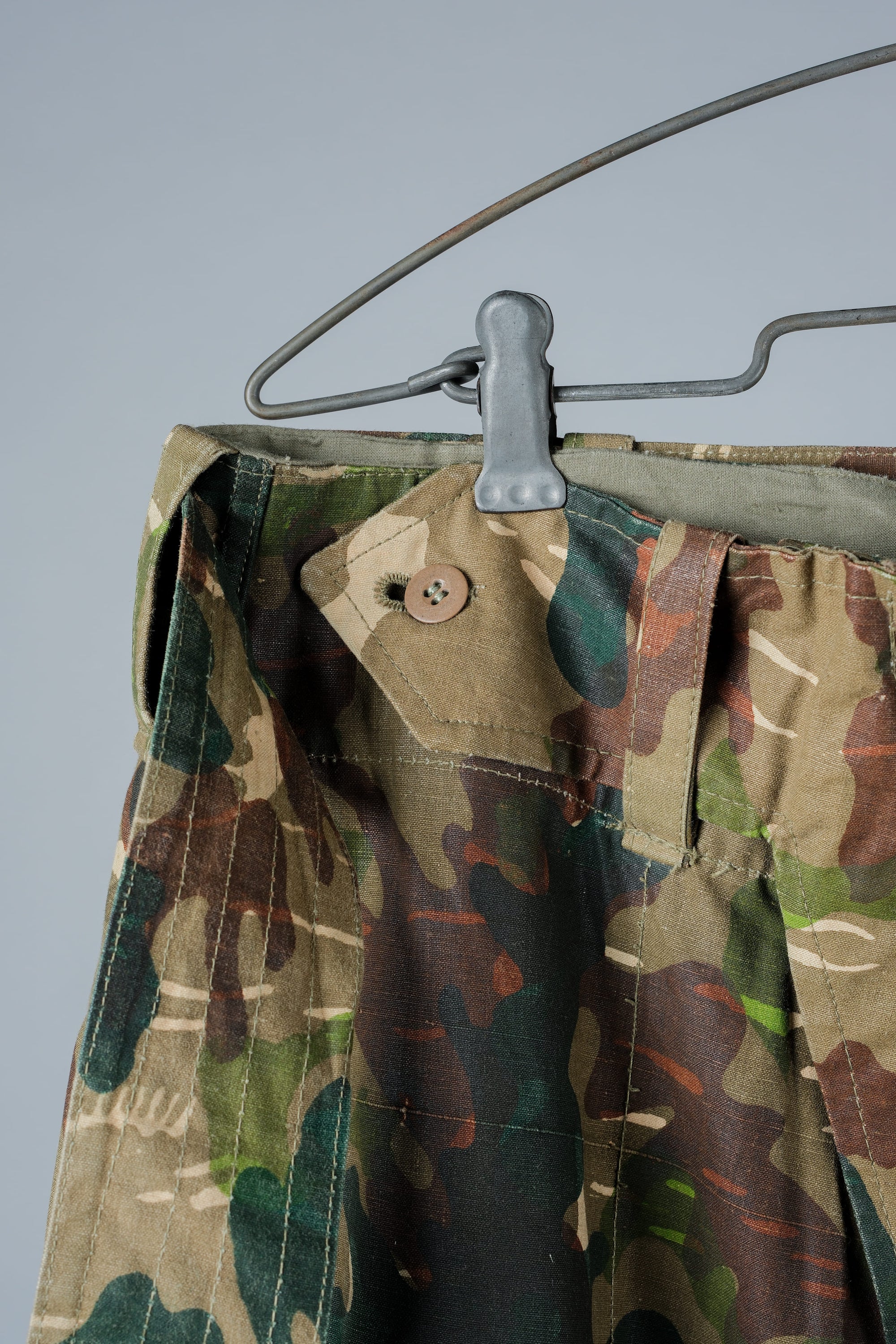 ［~60's］Spanish Army Brown Amoeba Camouflage Paratrooper Trousers Size.2