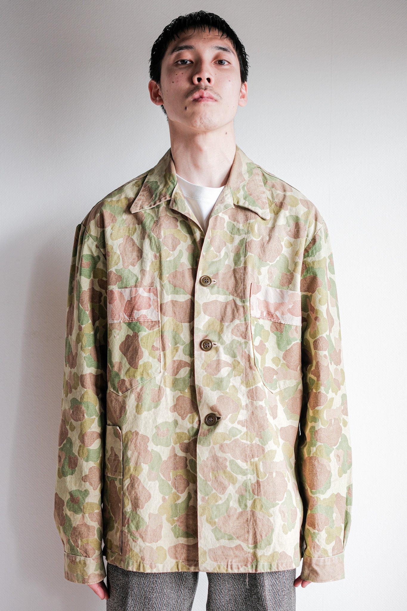 ［~50's］American Vintage Occupation Taylor Made Frogskin Camouflage Jacket "U.S.M.C Material"