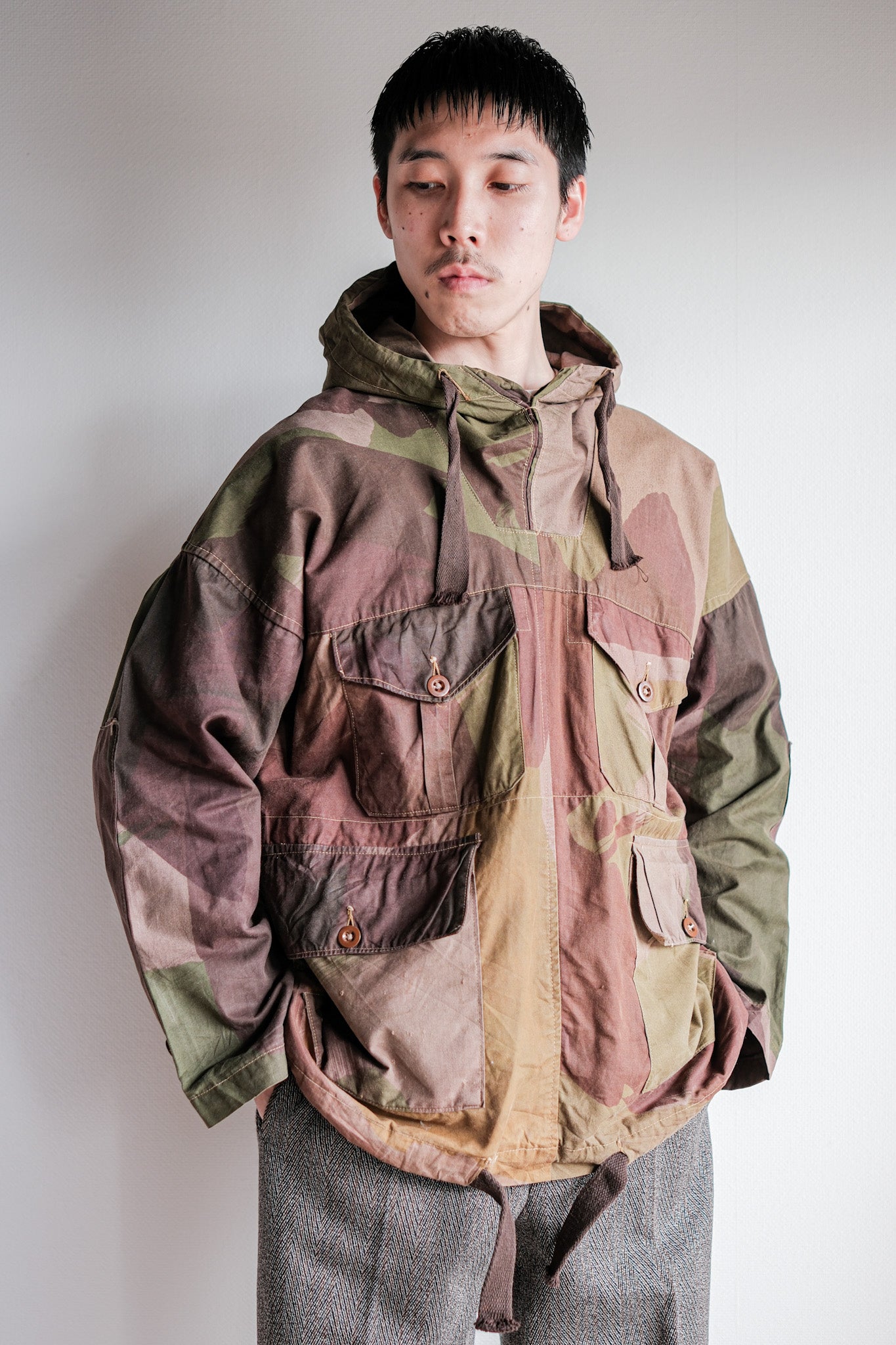 40's】WWⅡ British Army Camouflage Windproof Smock 