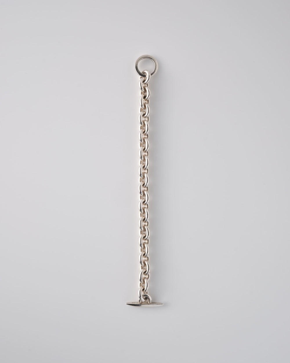 【~80's】Danish Vintage Silver 925 Toggle Clasp Anchor Chain Bracelet "S. V. Glymers Eftf"