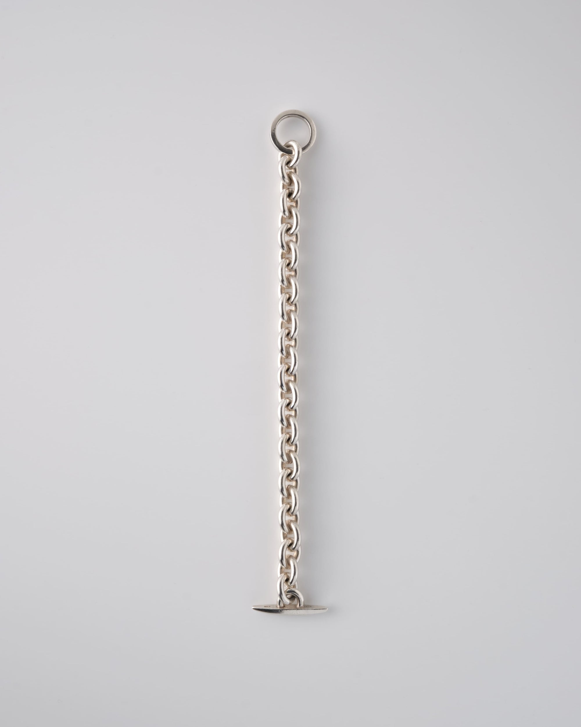 ［~80's］Danish Vintage Silver 925 Toggle Clasp Anchor Chain Bracelet "S. V. Glymers Eftf"