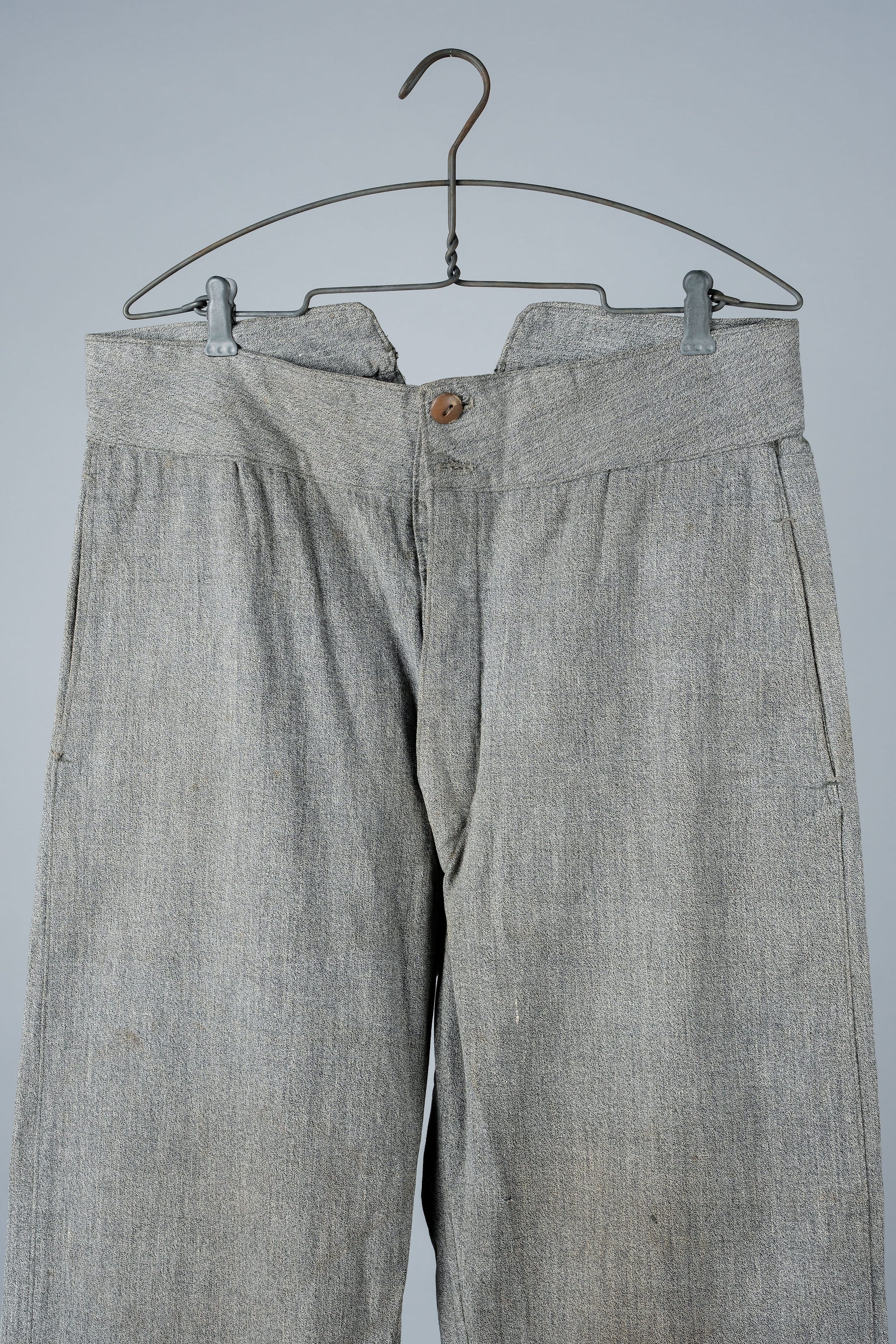 ［~10's］WWI Royal Italian Army Salt & Pepper Cotton Work Trousers