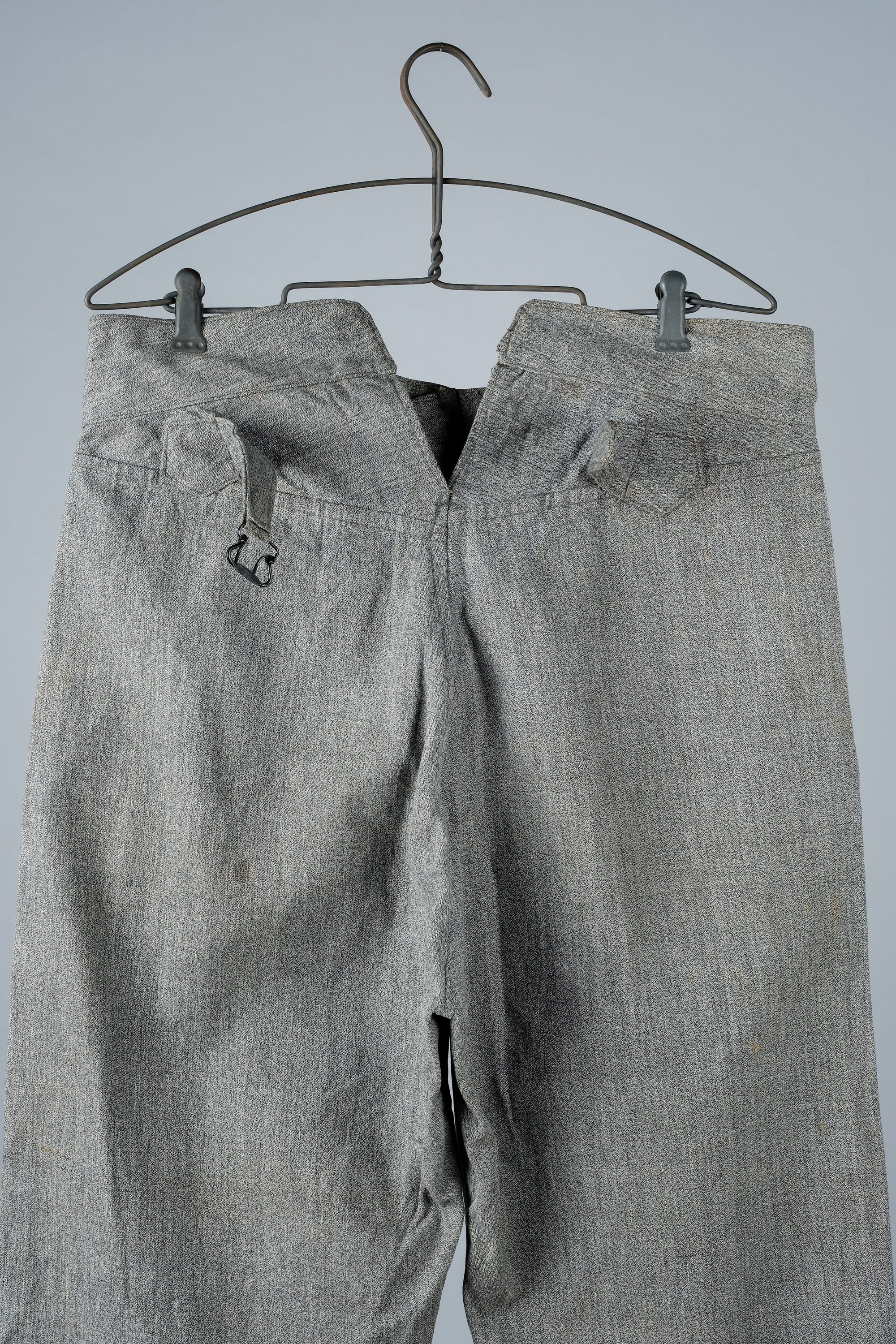 ［~10's］WWI Royal Italian Army Salt & Pepper Cotton Work Trousers