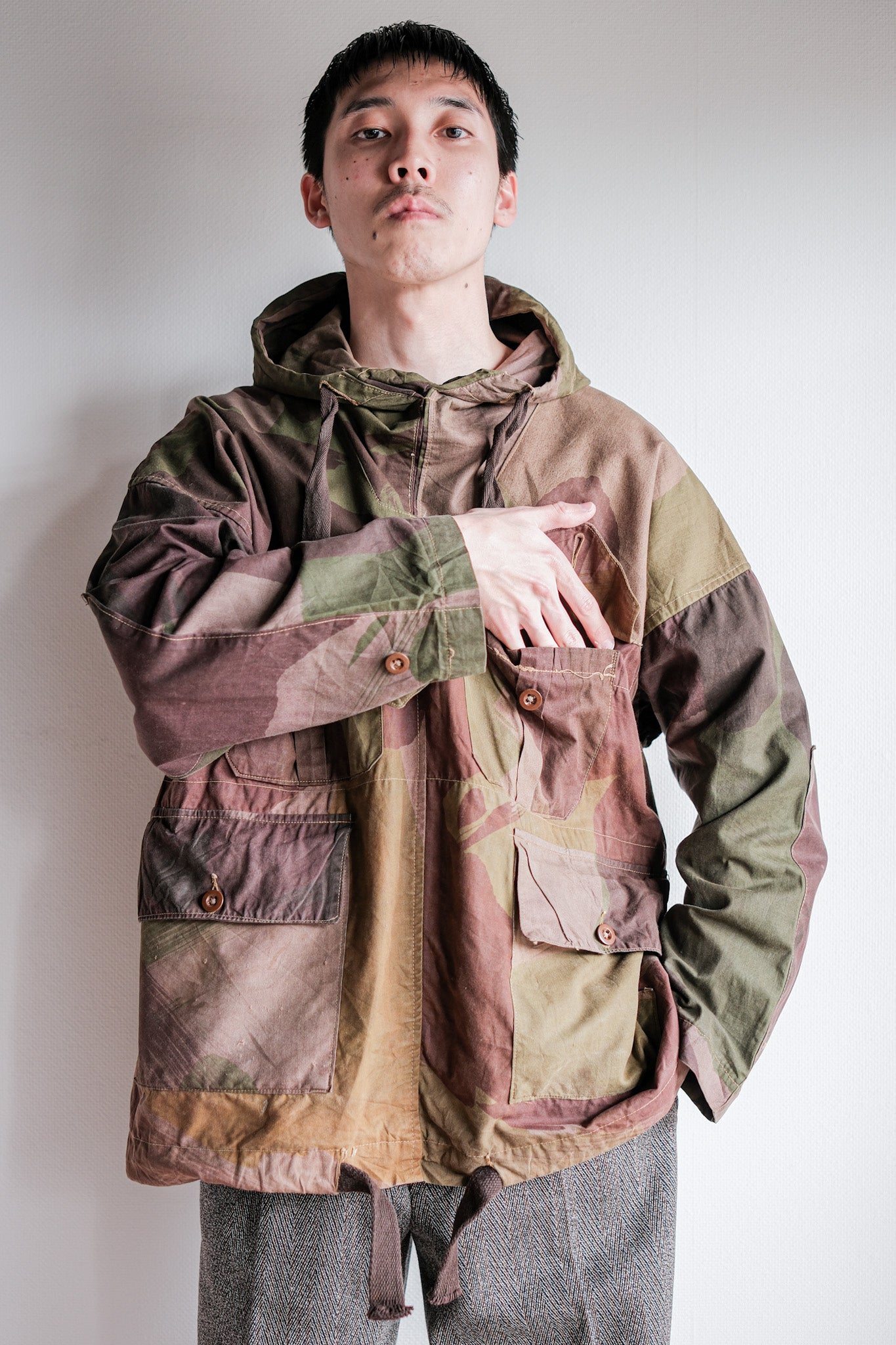 40's】WWⅡ British Army Camouflage Windproof Smock 