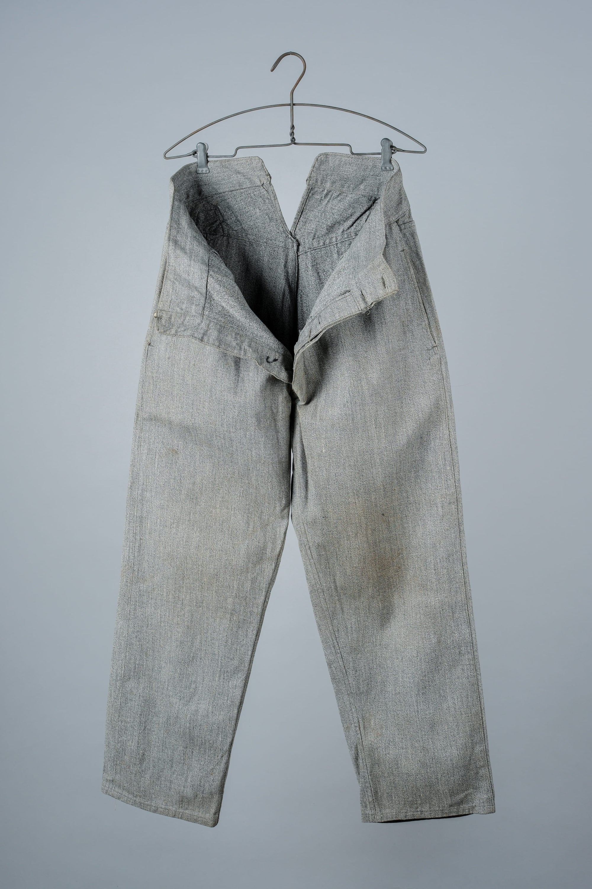 ［~10's］WWI Royal Italian Army Salt & Pepper Cotton Work Trousers