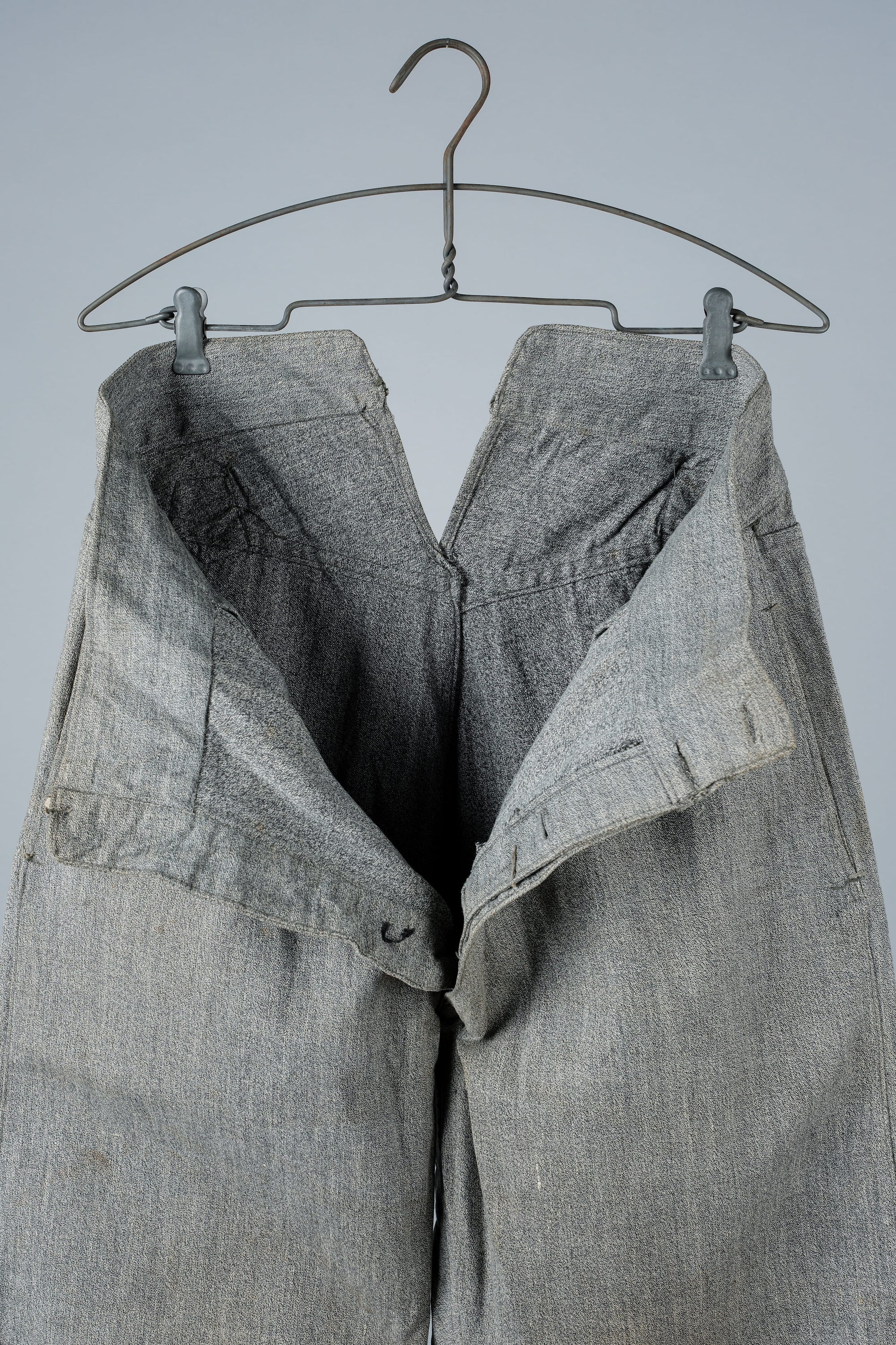 ［~10's］WWI Royal Italian Army Salt & Pepper Cotton Work Trousers