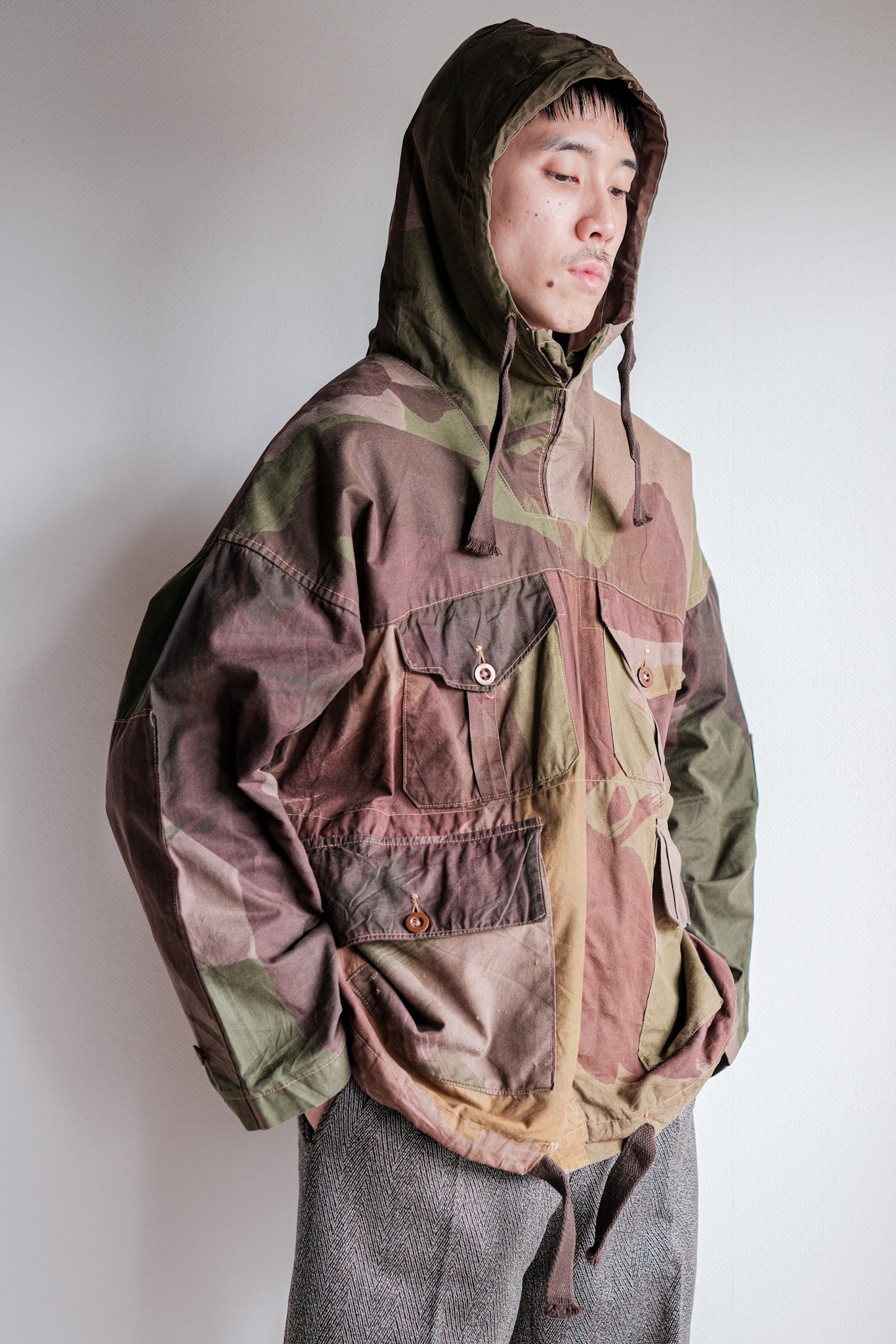 [~ 40's] WWⅱ British Army Camouflage Smock Windproof "SAS"