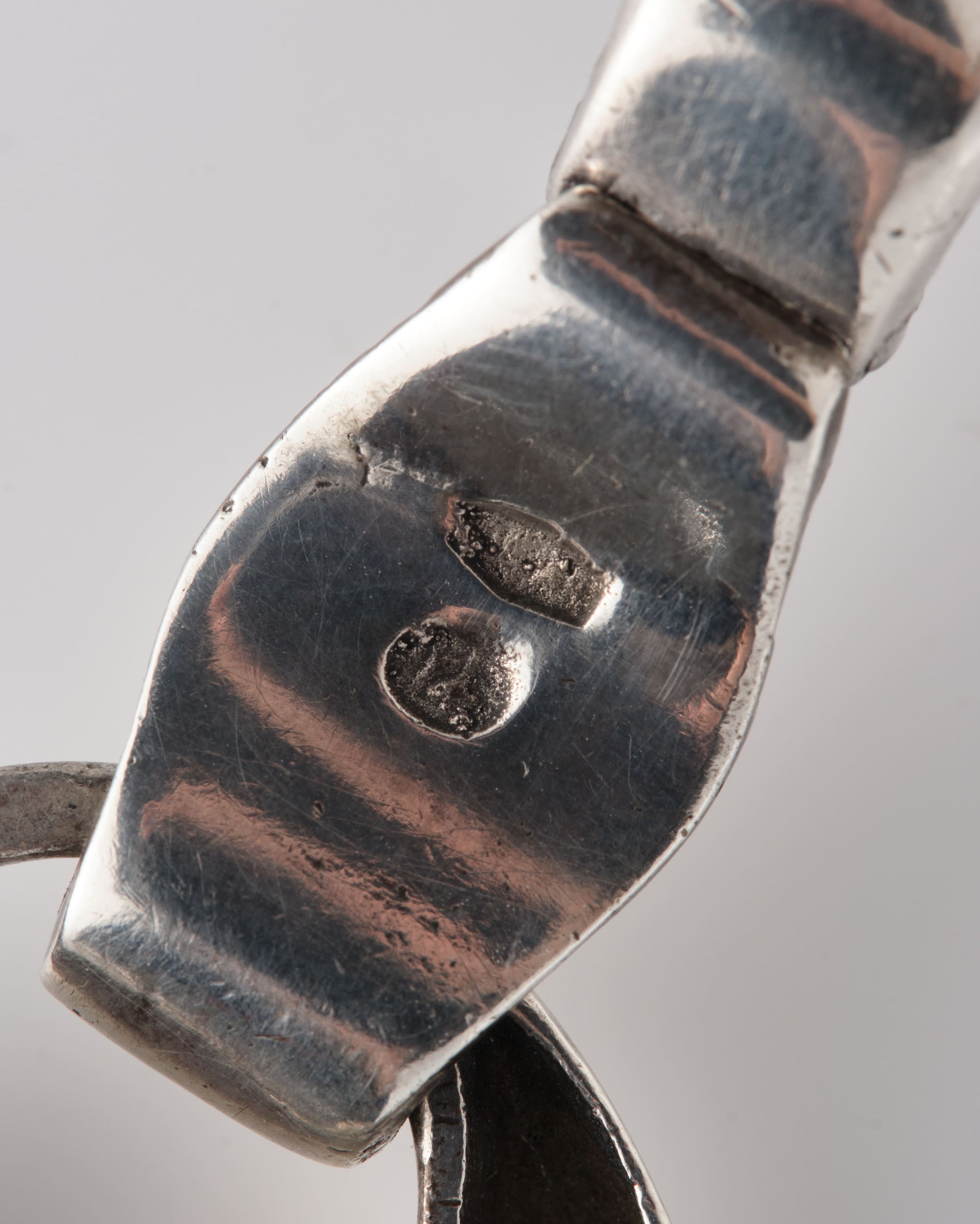［~60's］Italian Vintage Silver 800 Large Oval Link Bracelet