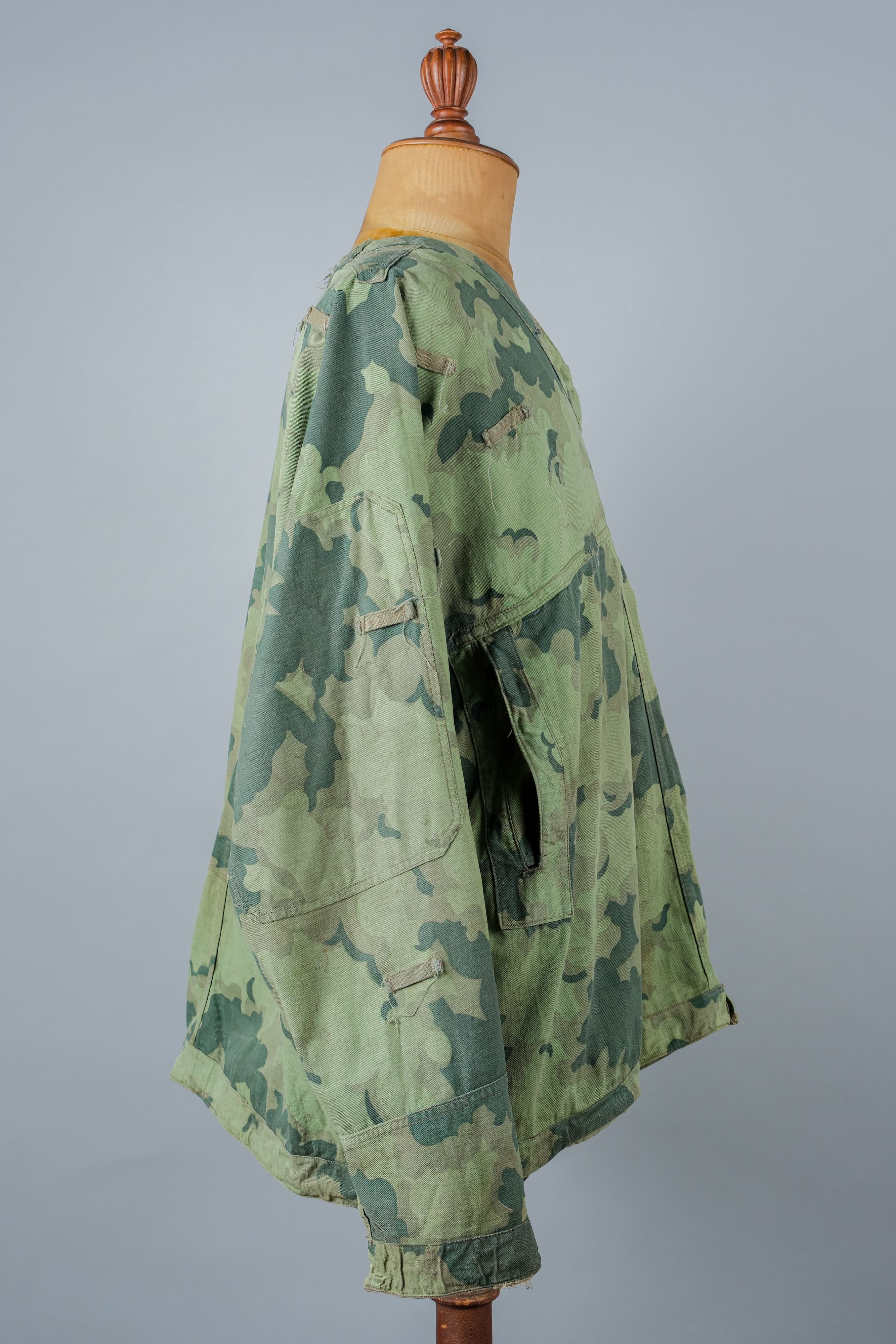 [~ 50's] Czechoslovakian Army Clouds Camouflage Reversible Smock "Modified"