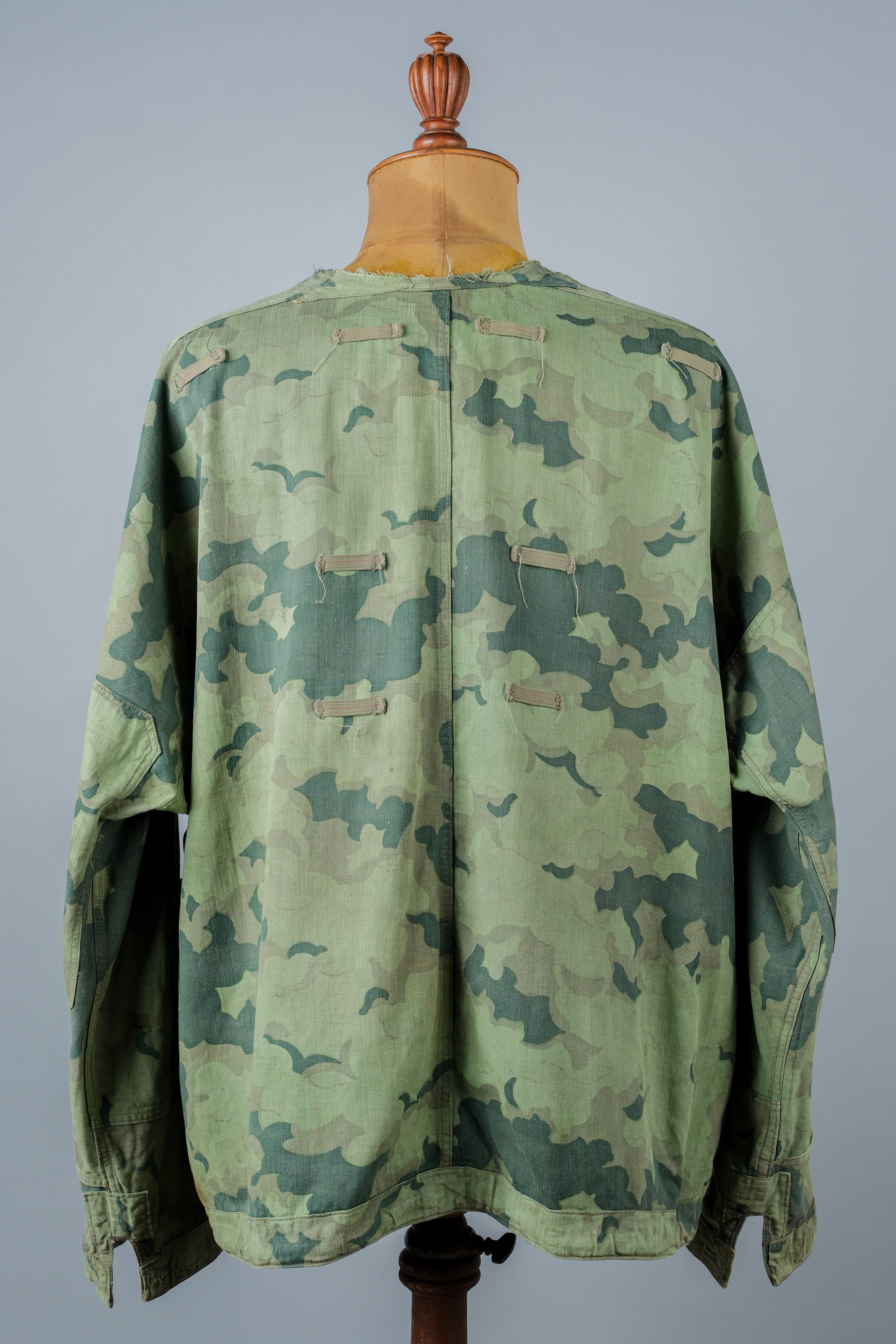 [~ 50's] Czechoslovakian Army Clouds Camouflage Reversible Smock "Modified"