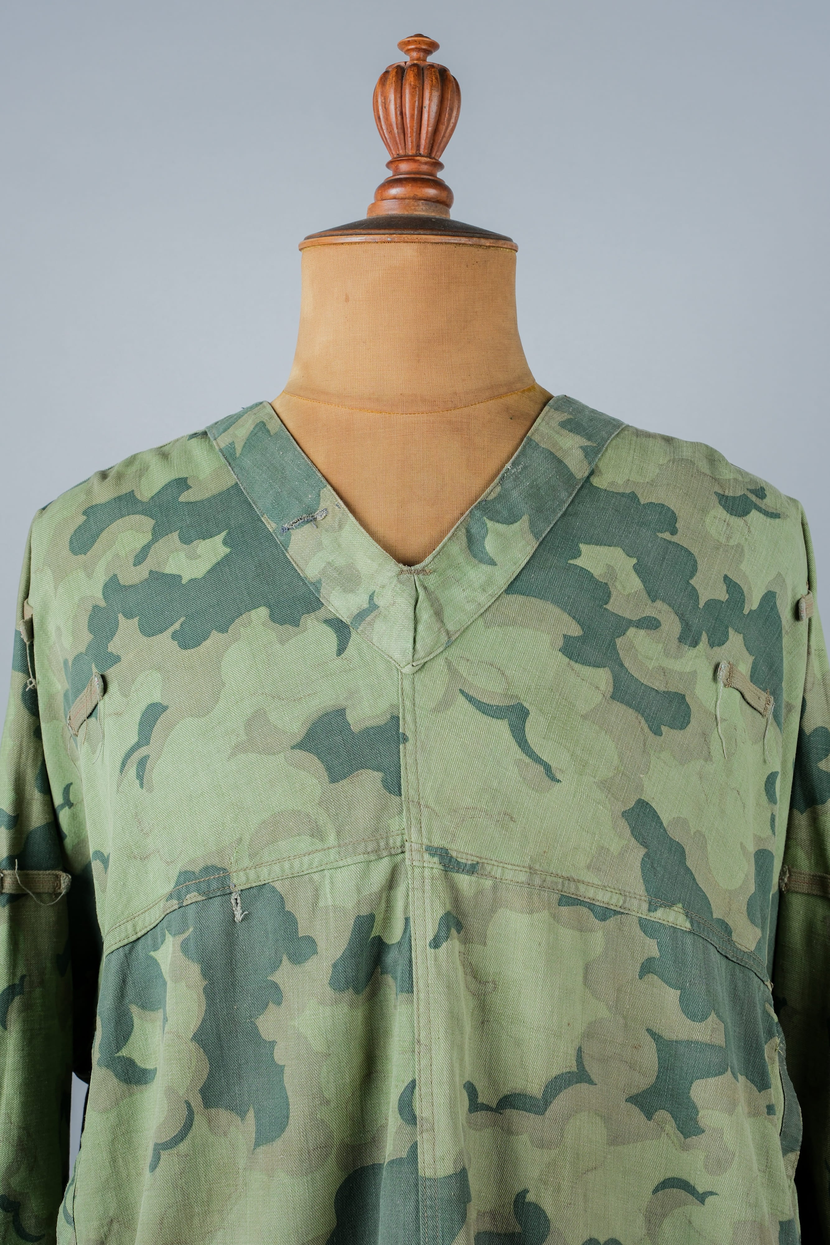 [~ 50's] Czechoslovakian Army Clouds Camouflage Reversible Smock "Modified"