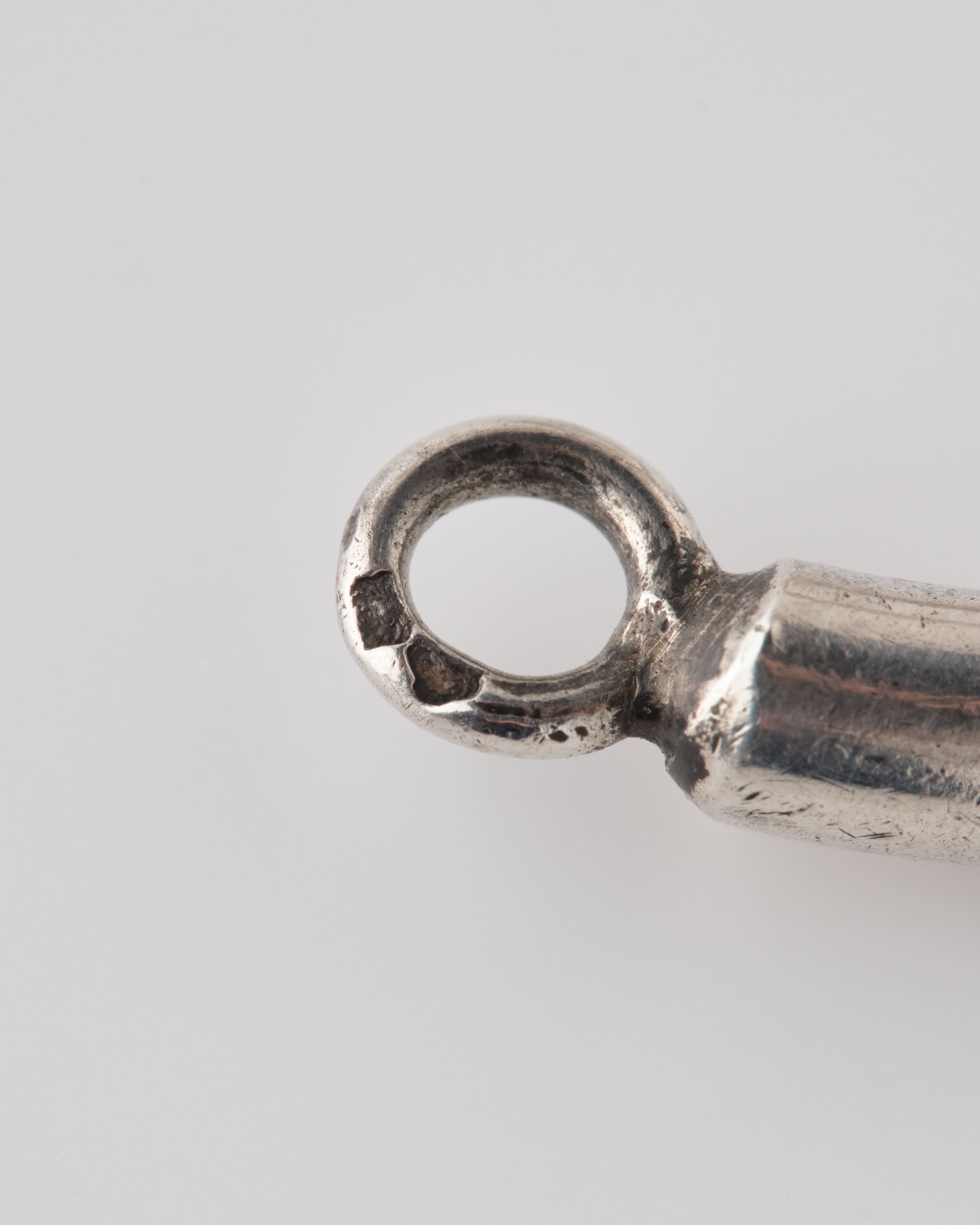 【~60's】French Vintage Silver 800 Horsebit Motif Bangle Bracelet