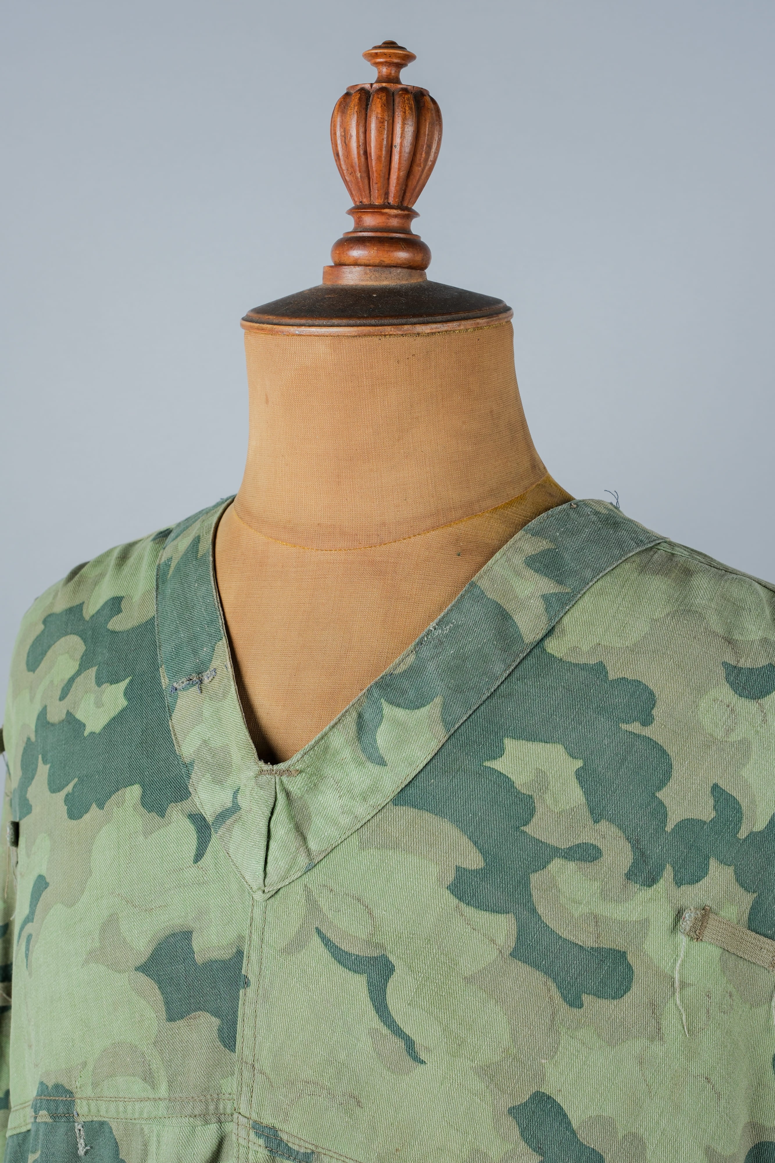 [~ 50's] Czechoslovakian Army Clouds Camouflage Reversible Smock "Modified"