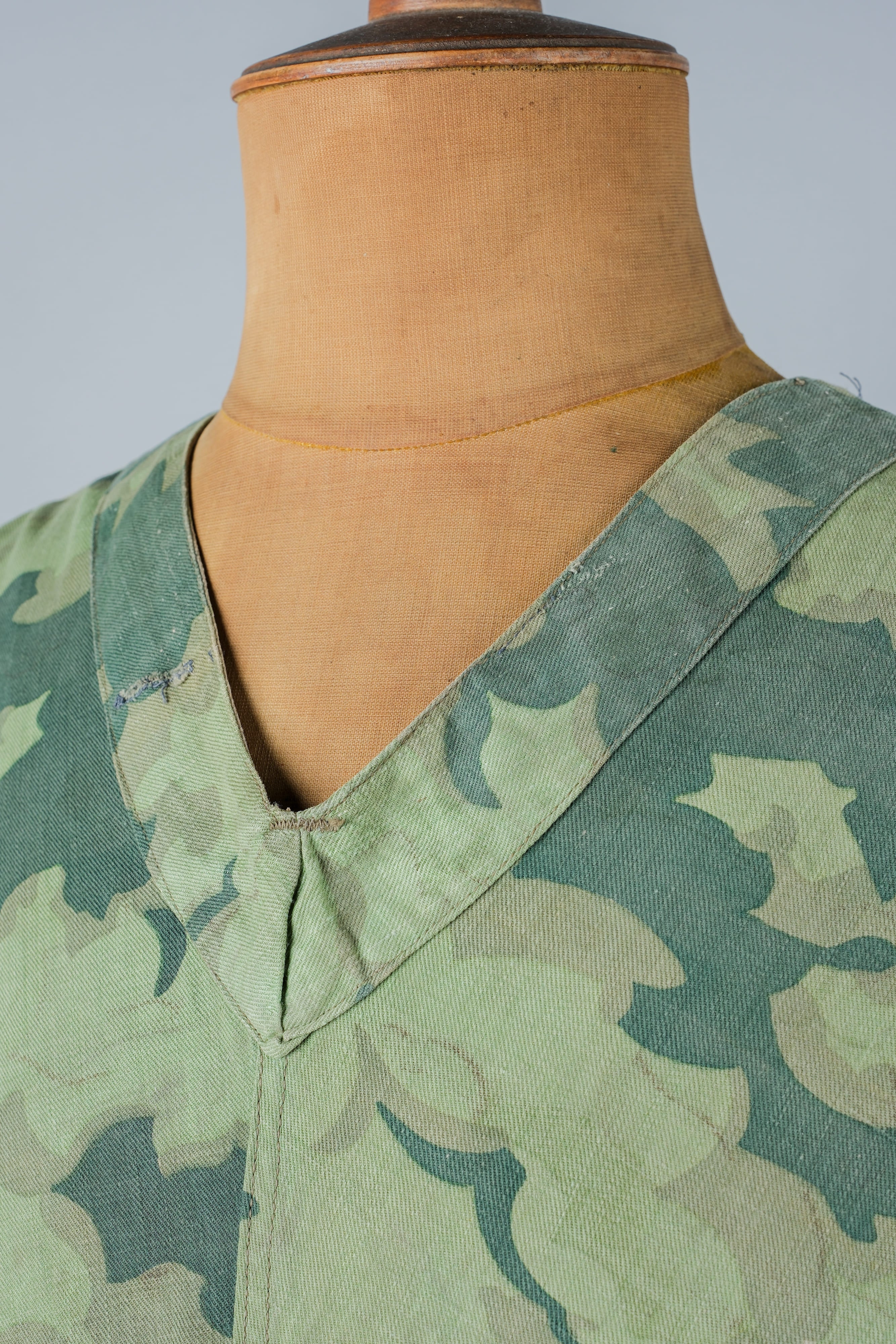 [~ 50's] Czechoslovakian Army Clouds Camouflage Reversible Smock "Modified"