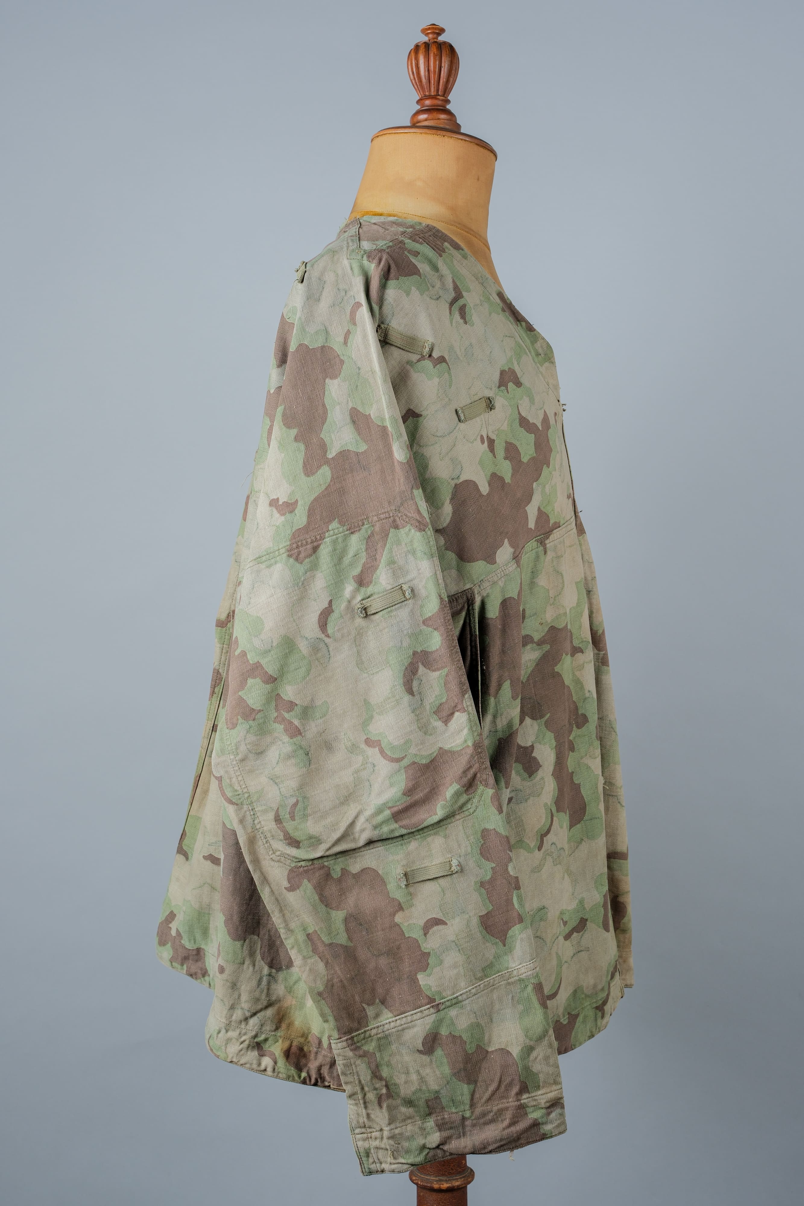 [~ 50's] CLOUFS DE L'ARMÉS TCÉCHOSLOVAKIENNE CAMOUFLAGE SMOCH RÉVERSIBLE "MODIFIÉ"