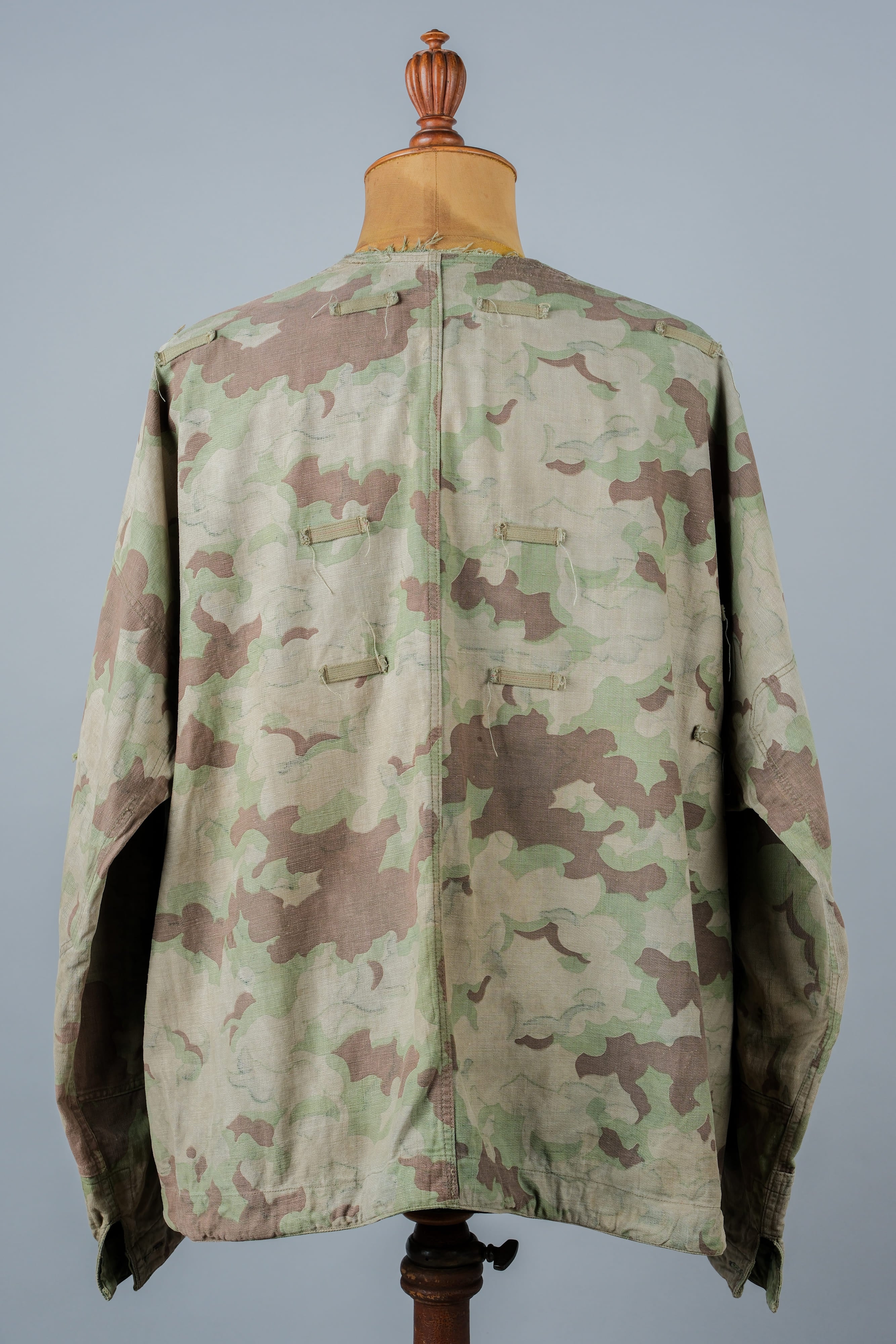 [~ 50's] CLOUFS DE L'ARMÉS TCÉCHOSLOVAKIENNE CAMOUFLAGE SMOCH RÉVERSIBLE "MODIFIÉ"