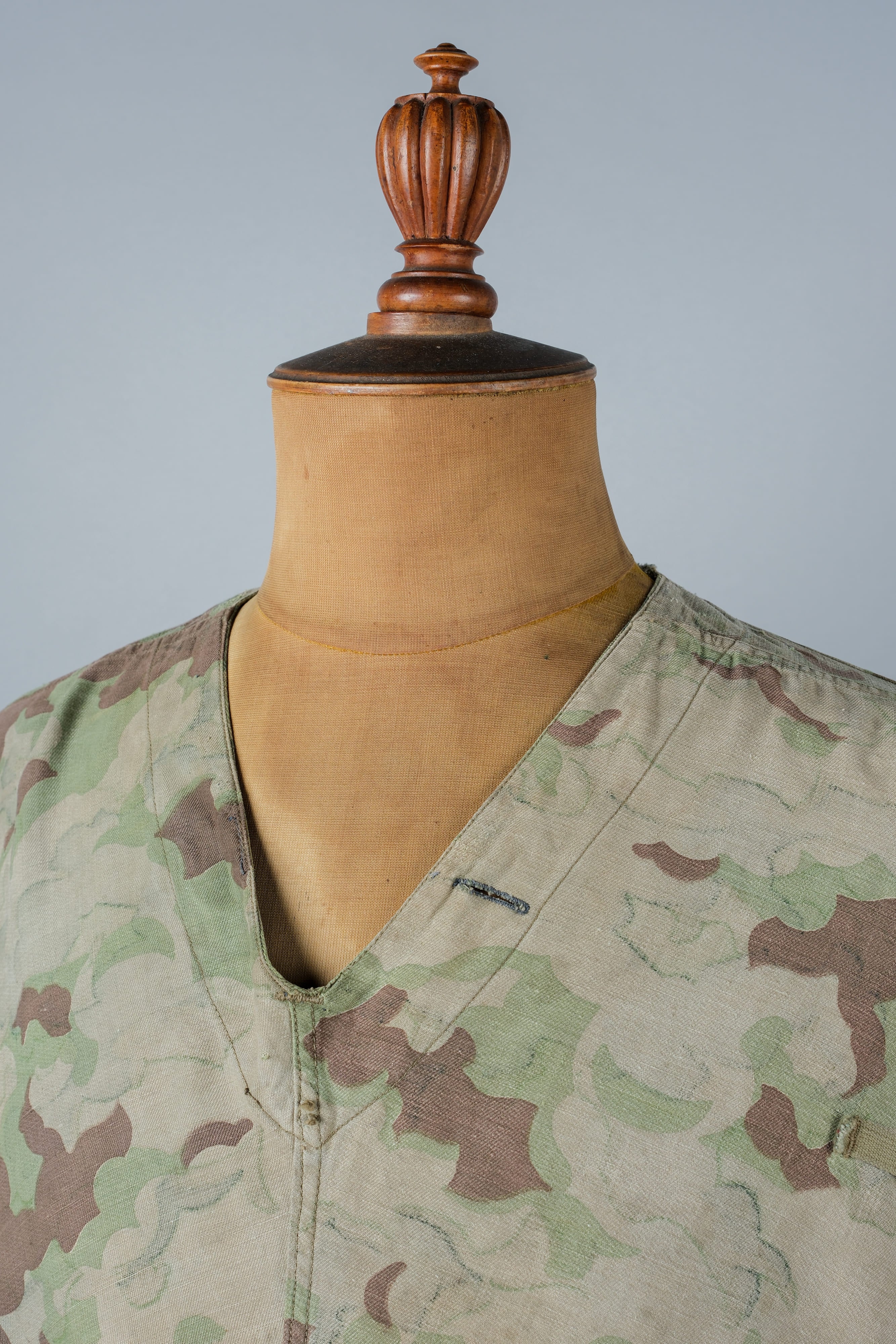 [~ 50's] Czechoslovakian Army Clouds Camouflage Reversible Smock "Modified"