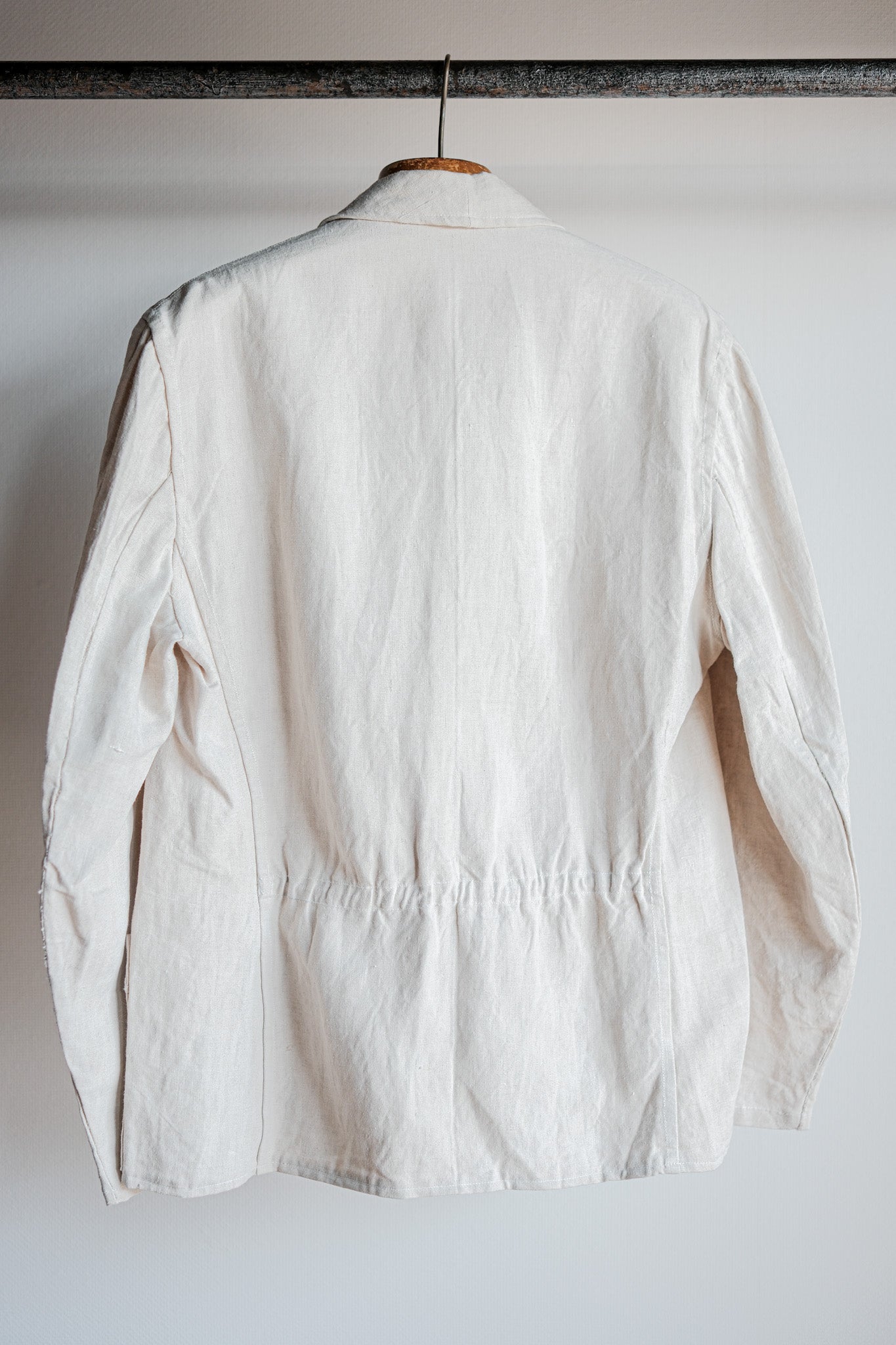 【~40's】WWⅡ German Navy Linen Bespoke Lapel Jacket "Kriegsmarine"