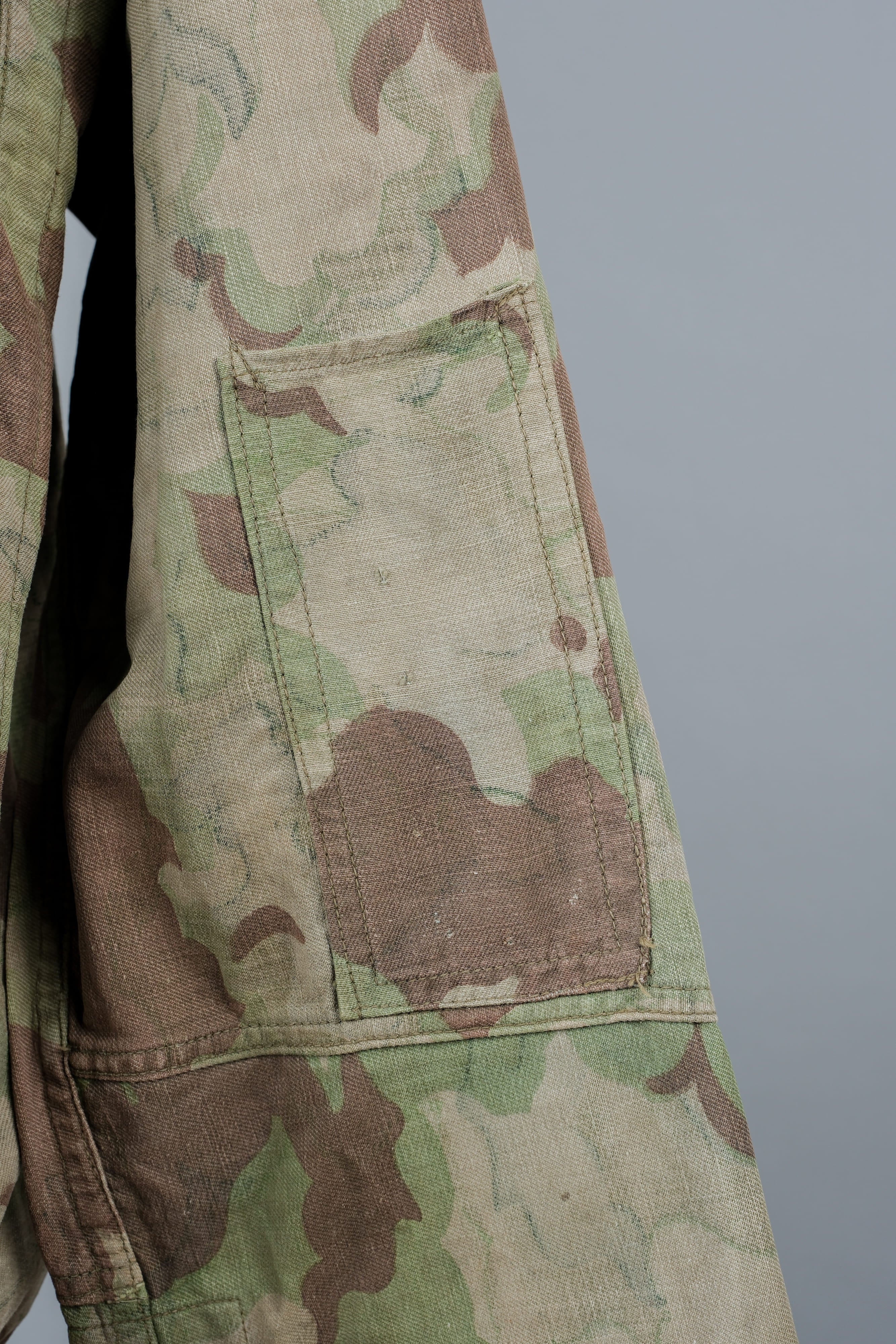 [~ 50's] Czechoslovakian Army Clouds Camouflage Reversible Smock "Modified"