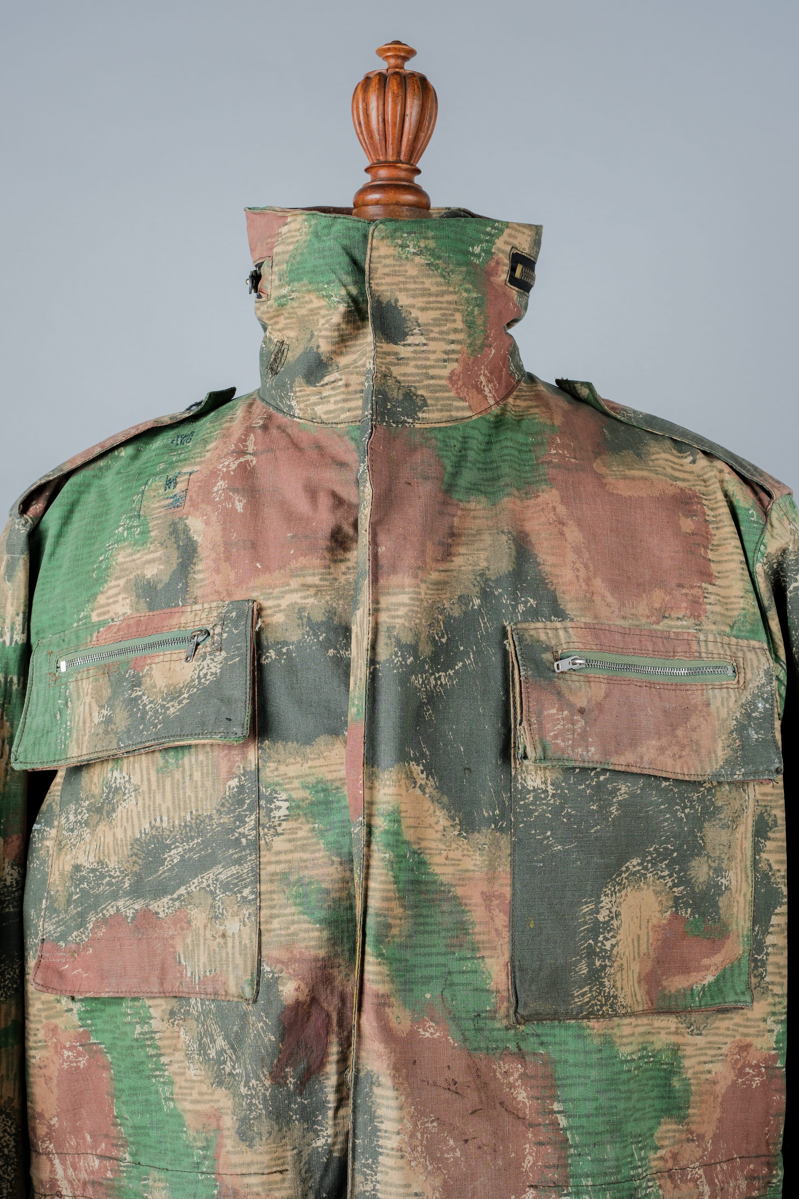 [~ 60's] Czechoslovakian Army Sumpfmster Pattern Camouflage Field Jacket "Localmade"