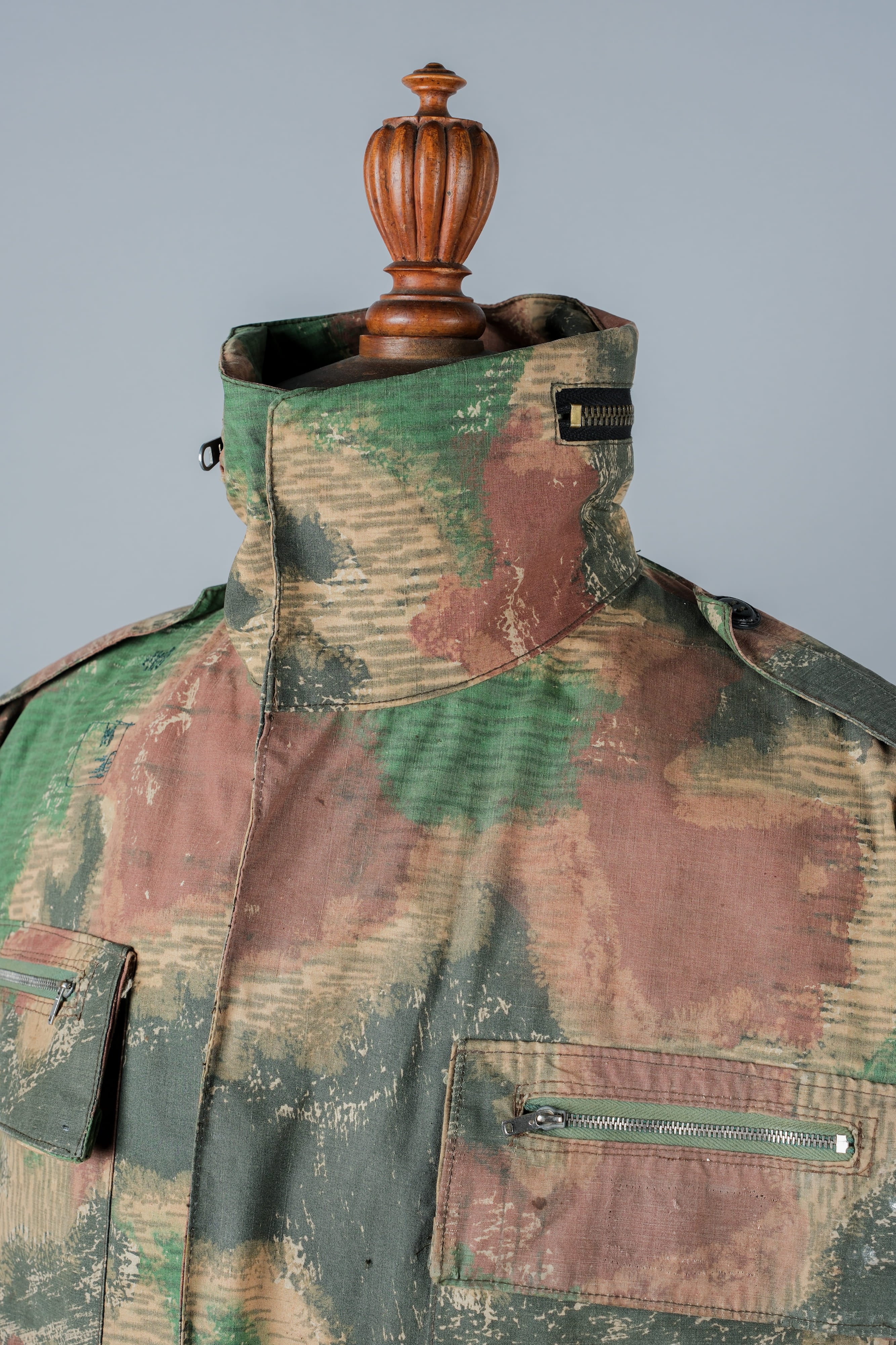 [~ 60's] Czechoslovakian Army Sumpfmster Pattern Camouflage Field Jacket "Localmade"