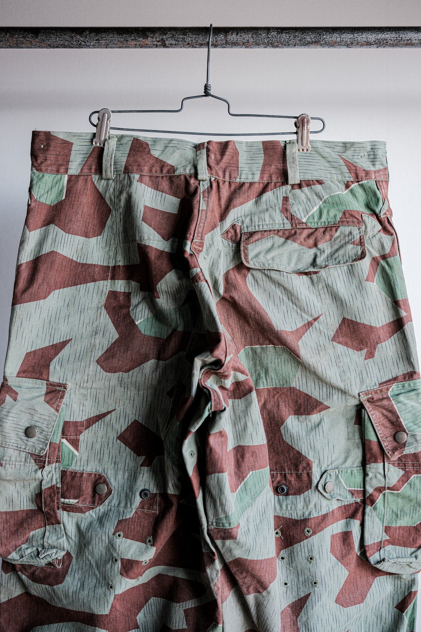 [~ 50's] German Army Splinter Camouflage PARATROOPER TROUSERS SIZE.177-100