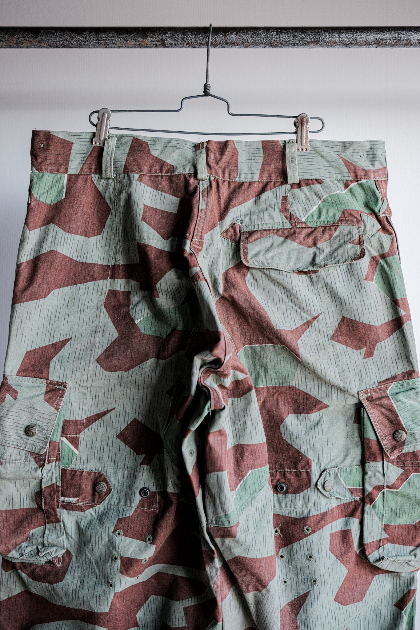 ［~50's］German Army Splinter Camouflage Paratrooper Trousers Size.177-100