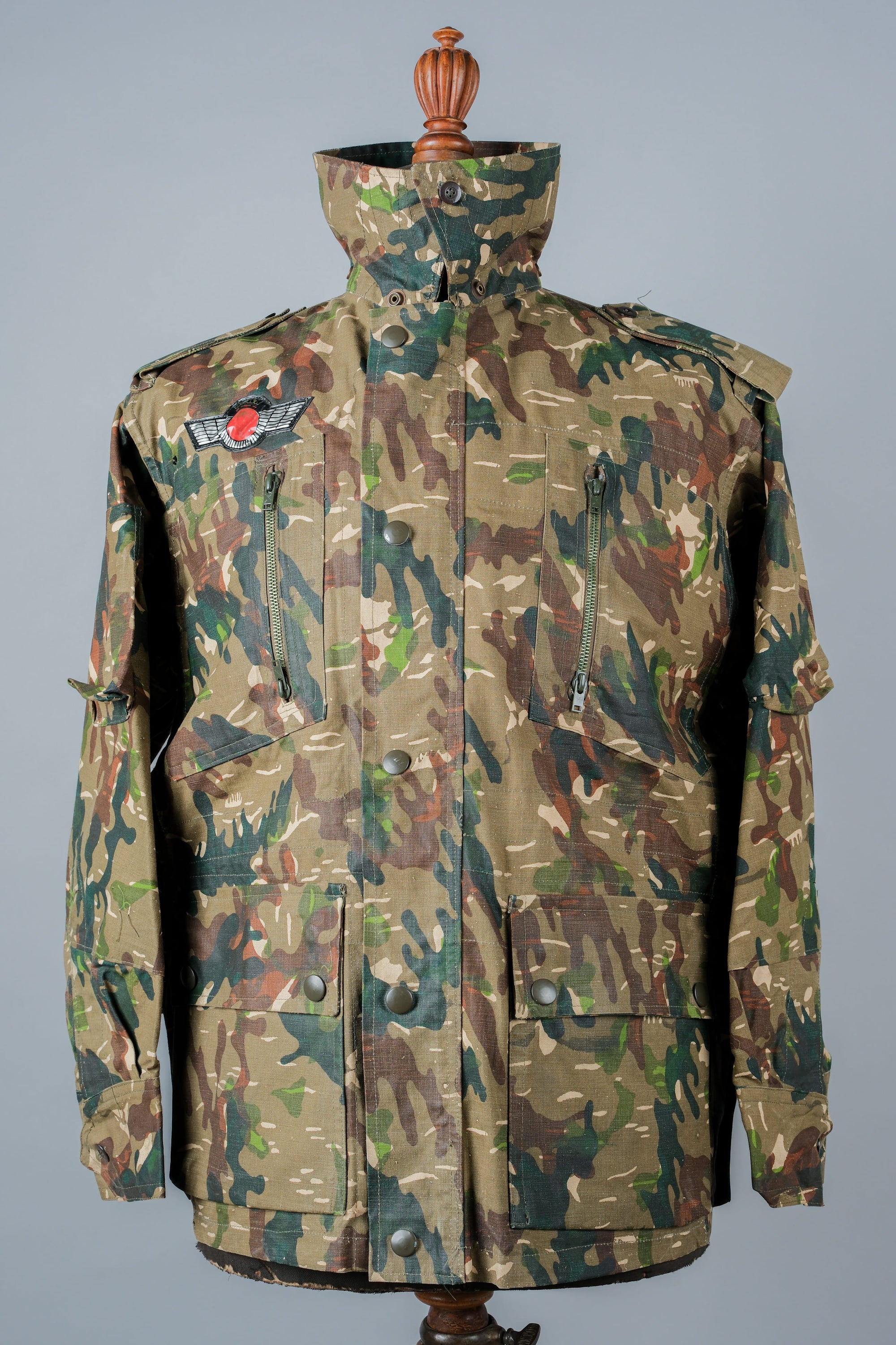 ［~60's］Spanish Army Brown Amoeba Camouflage Paratrooper Jacket Size.2