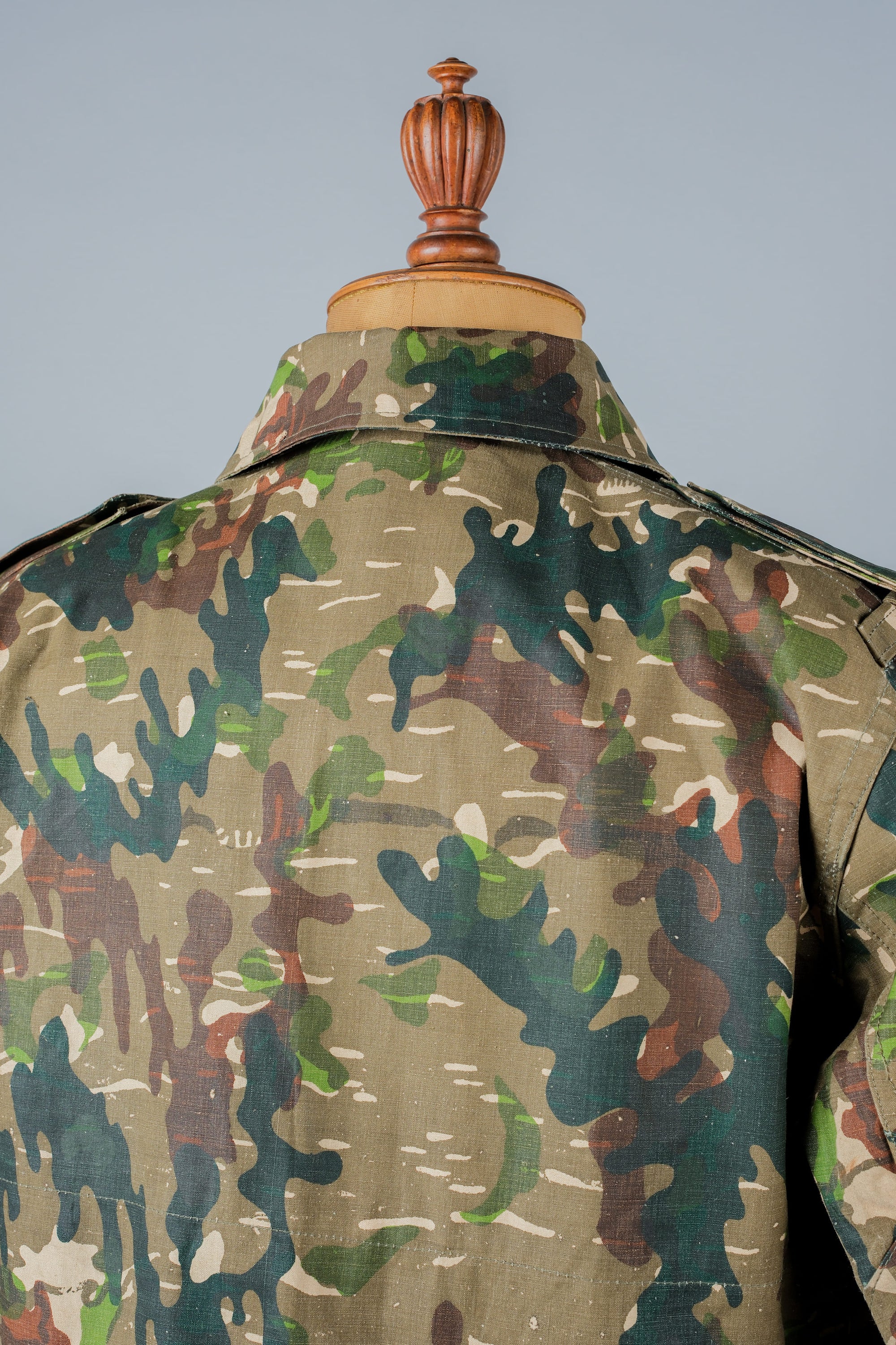 ［~60's］Spanish Army Brown Amoeba Camouflage Paratrooper Jacket Size.2