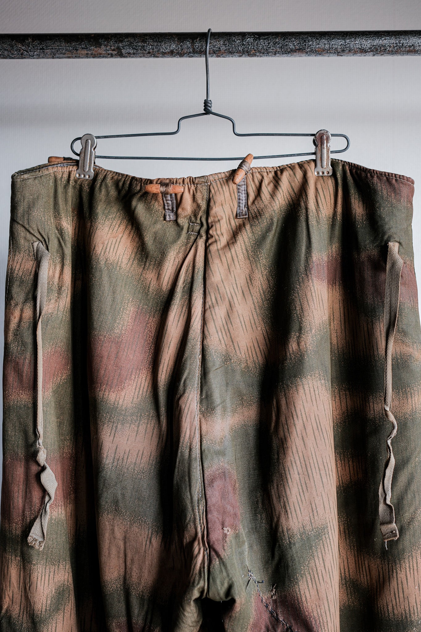 ［~40's］WWⅡ German Army Sumpftarnmuster 44 Camouflage 43 Pattern Winter Trousers "Wehrmacht"
