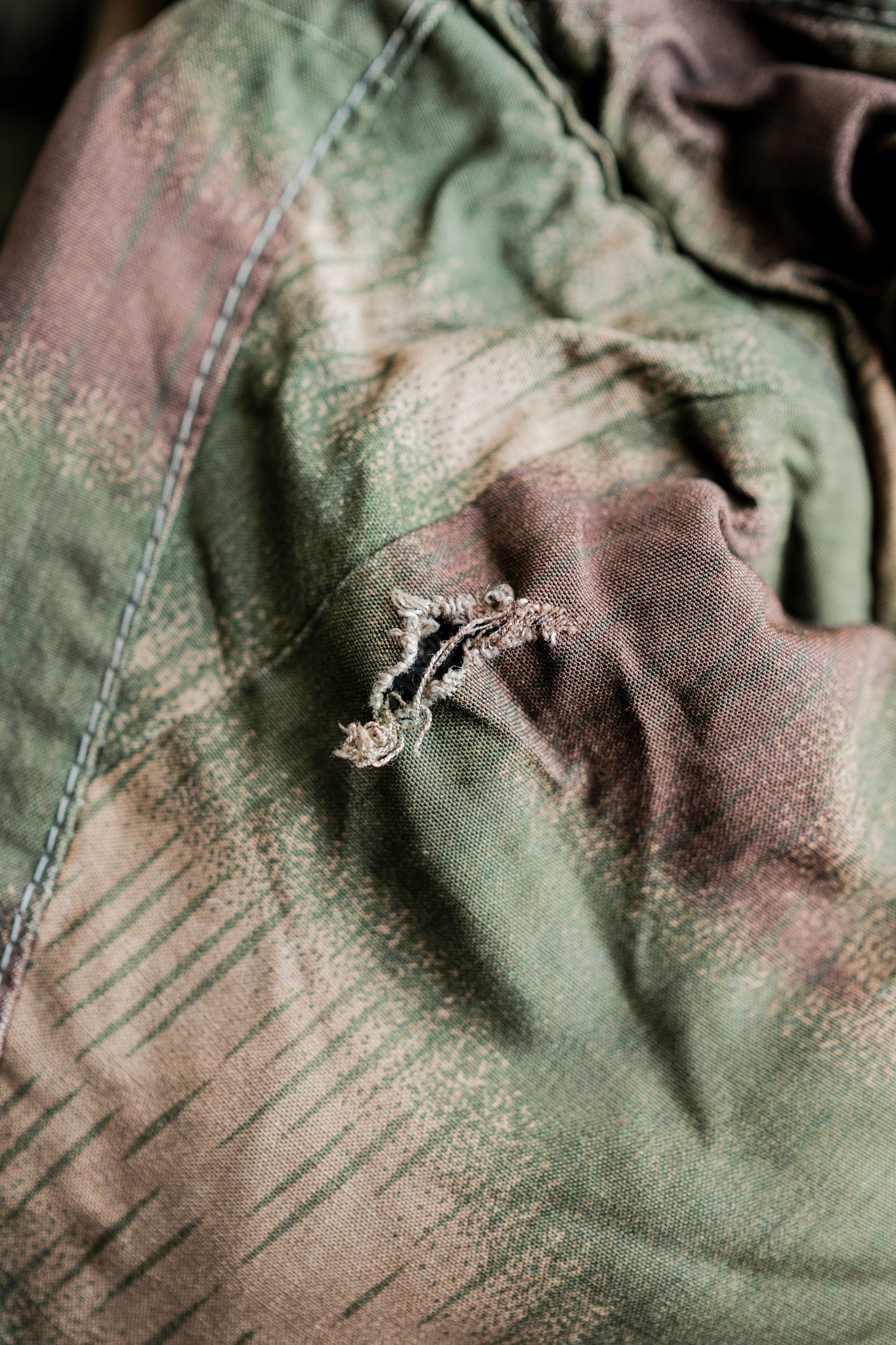 ［~40's］WWⅡ German Army Sumpftarnmuster 44 Camouflage 43 Pattern Winter Trousers "Wehrmacht"