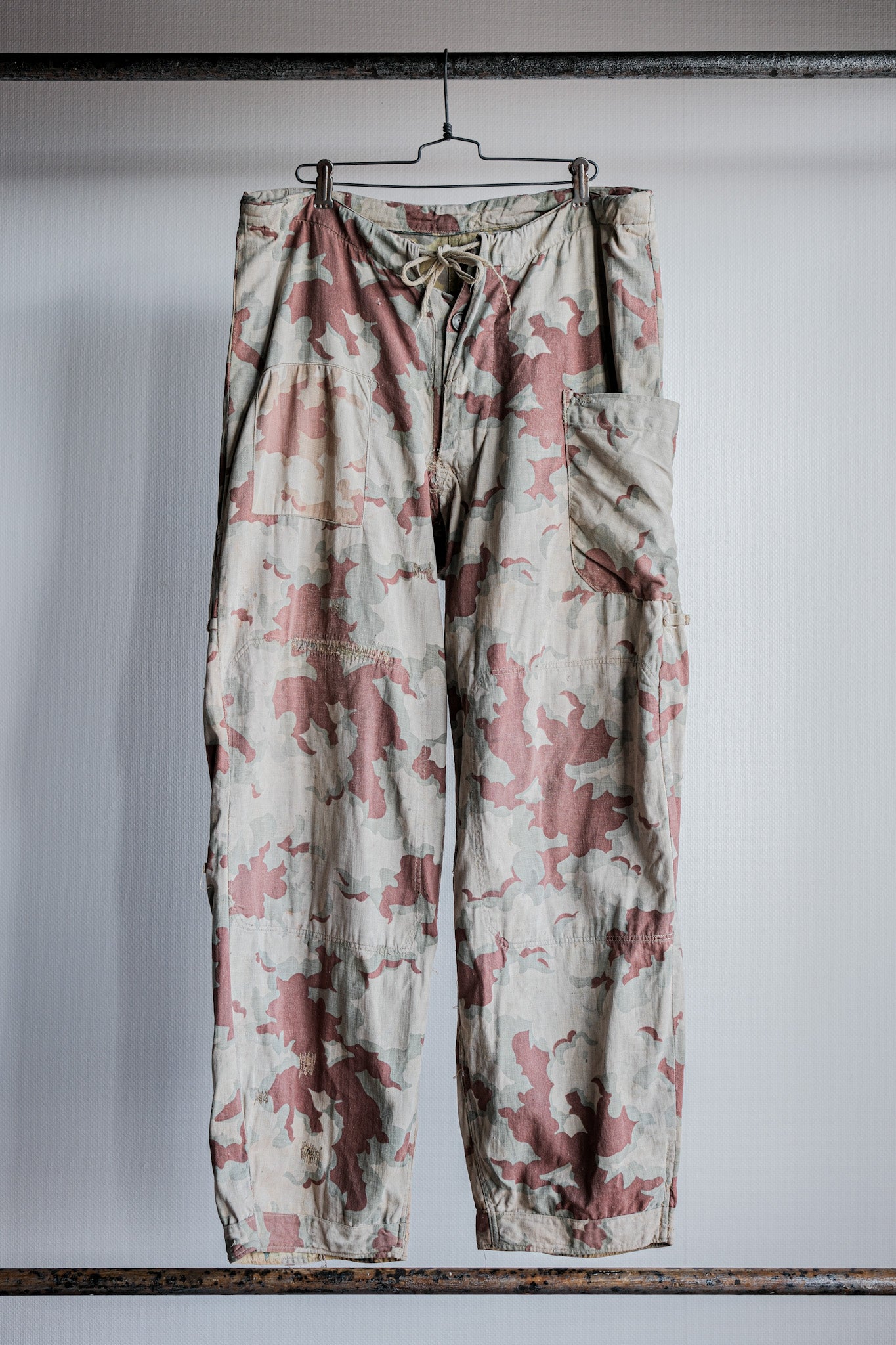 【~50's】Czechoslovakian Army Clouds Camouflage Reversible Trousers "Modified"